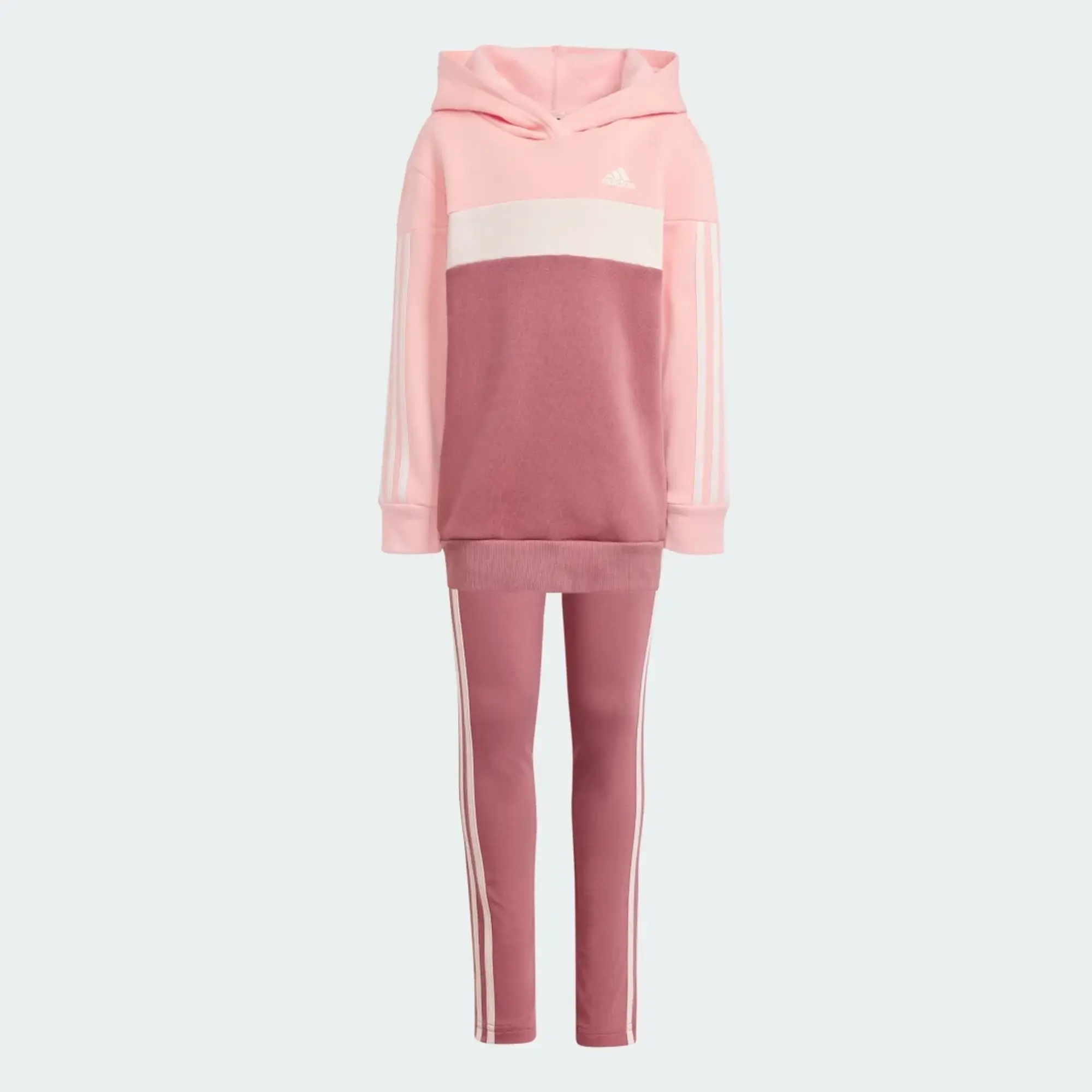 Adidas Tiberio 3 Stripes Colorblock Fleece Leggings Tracksuit