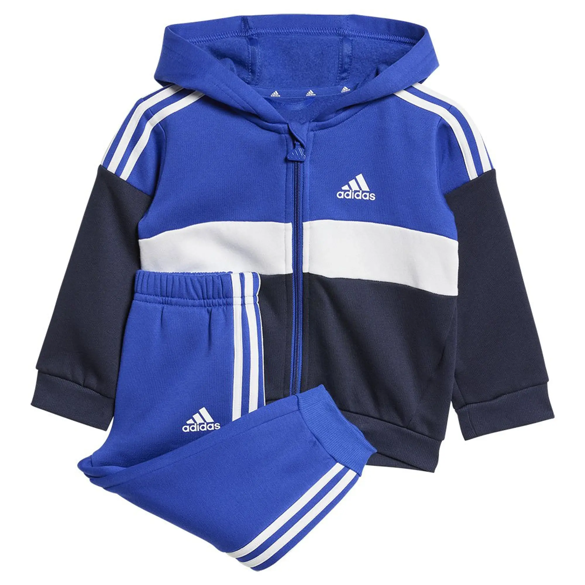 adidas Tiberio 3 Stripes Colorblock Fleece Tracksuit Infants