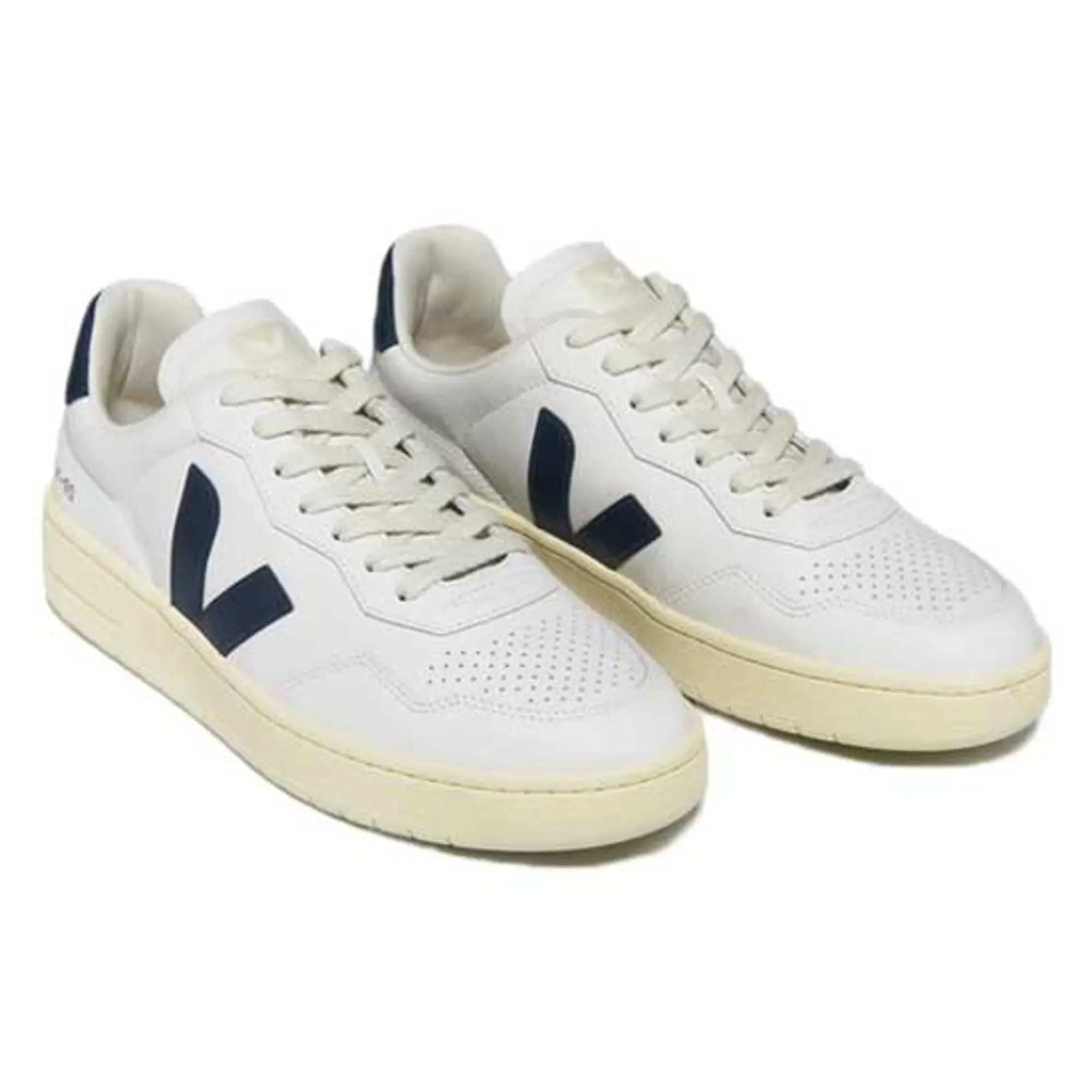 Sneakers Veja V-90 O.T Leather Ex-White Nautico Eur 44