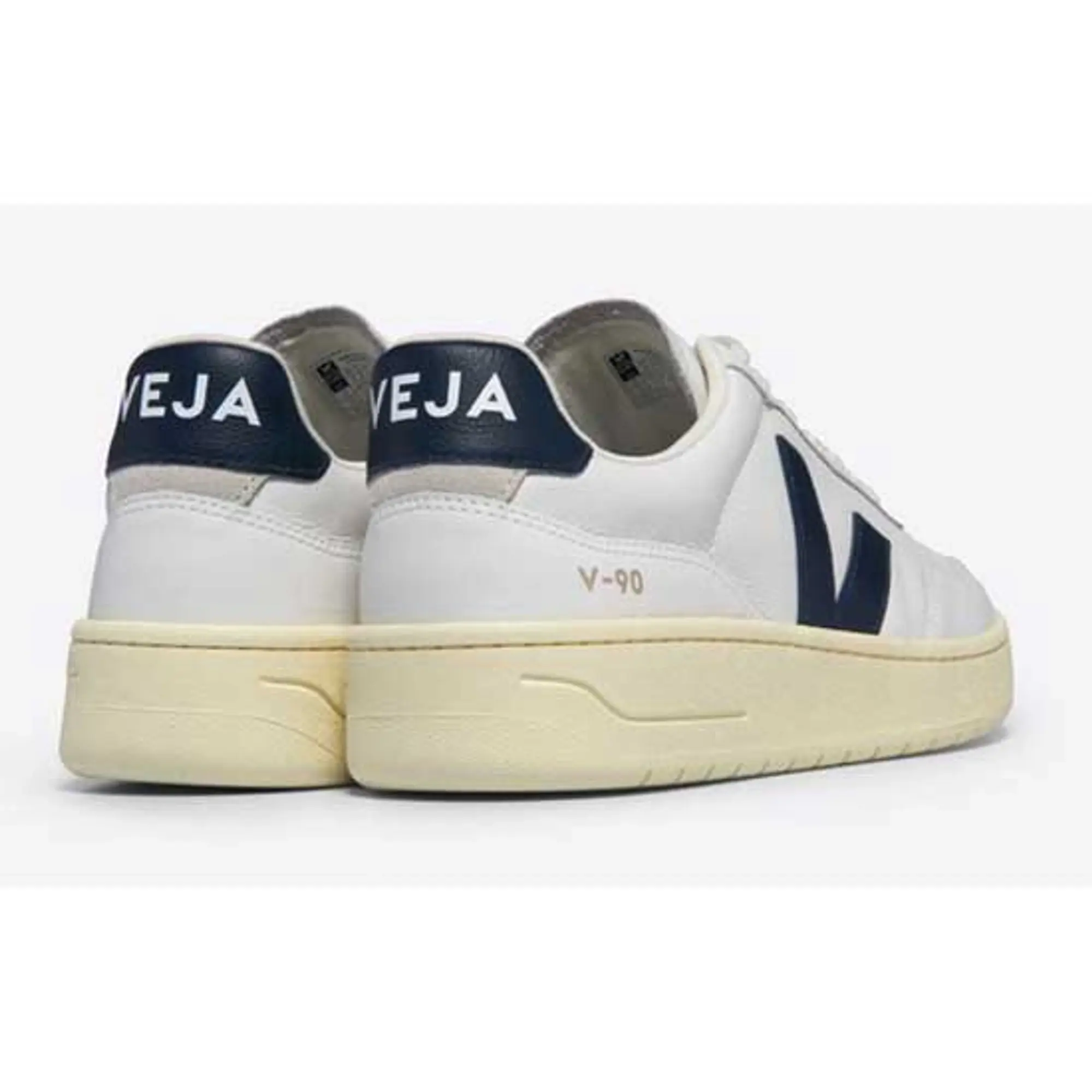 Sneakers Veja V-90 O.T Leather Ex-White Nautico Eur 44