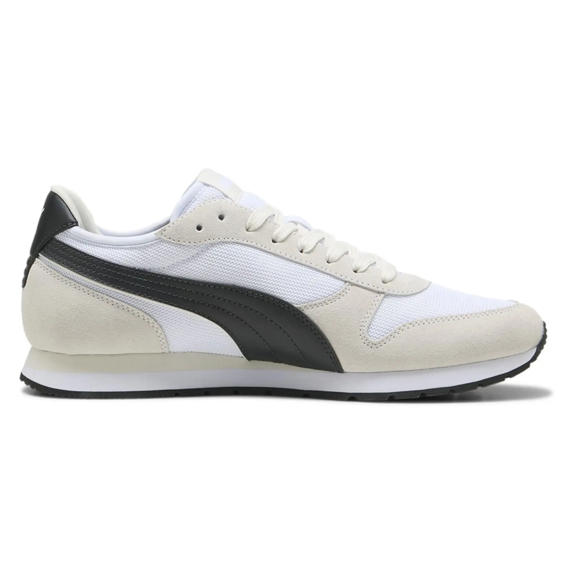 PUMA St Miller Lace Up Trainers, White/Black