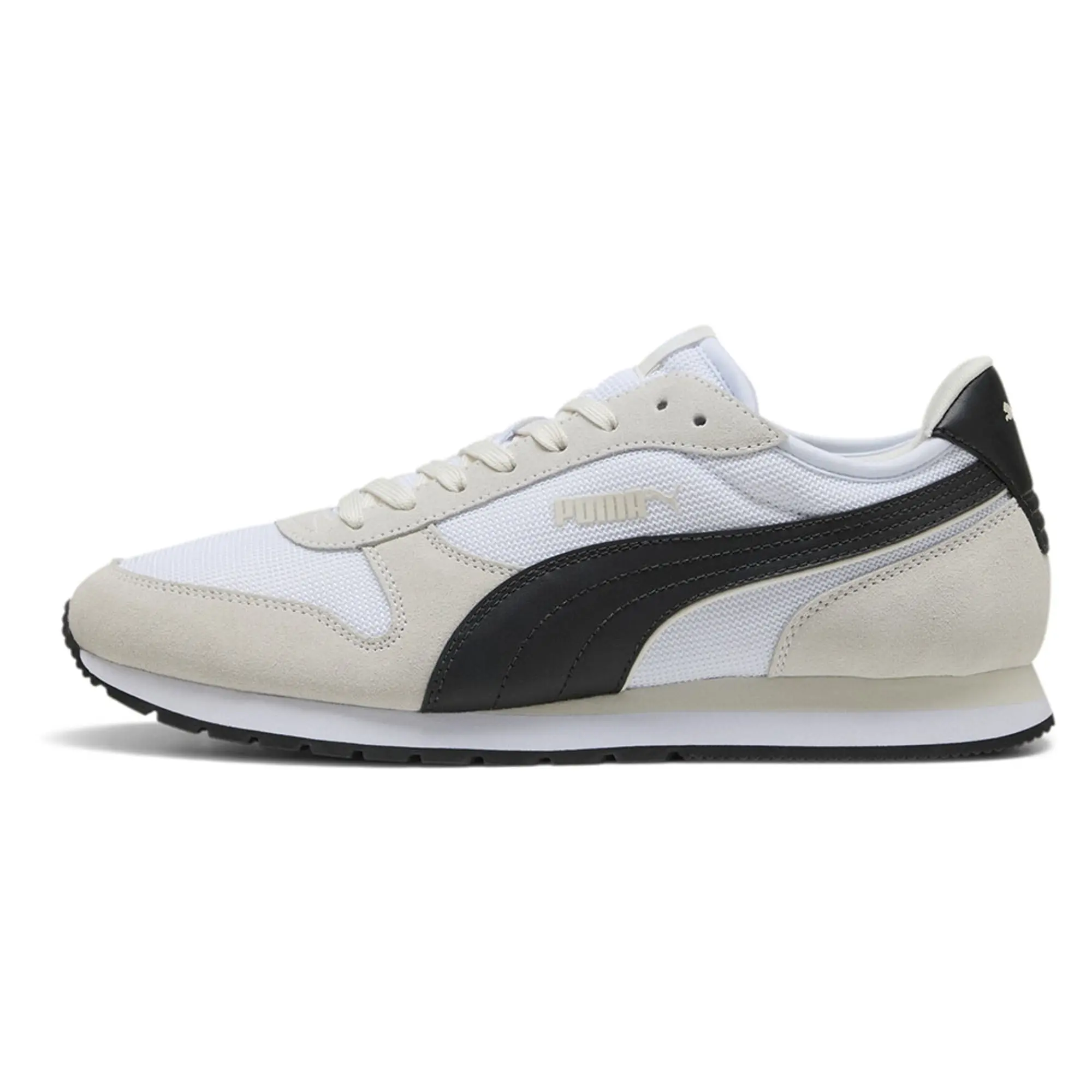 PUMA St Miller Lace Up Trainers, White/Black