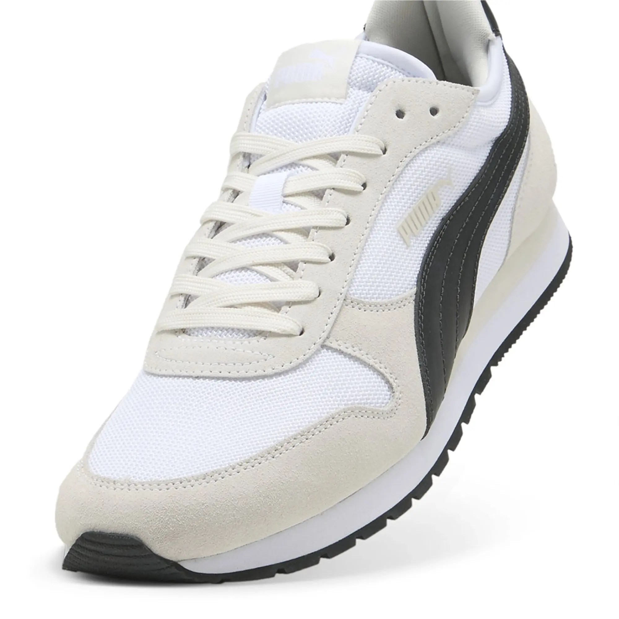 PUMA St Miller Lace Up Trainers, White/Black