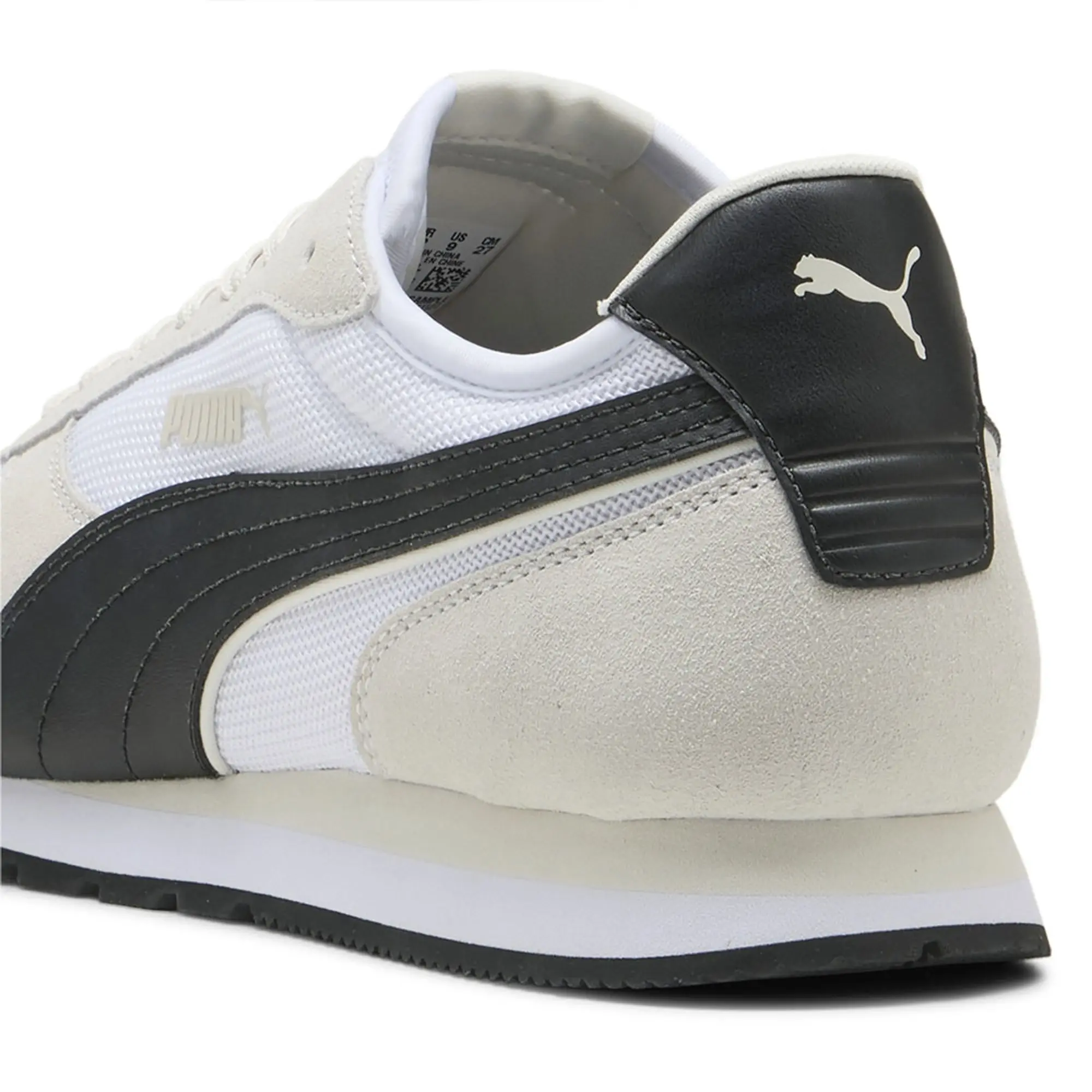 PUMA St Miller Lace Up Trainers, White/Black