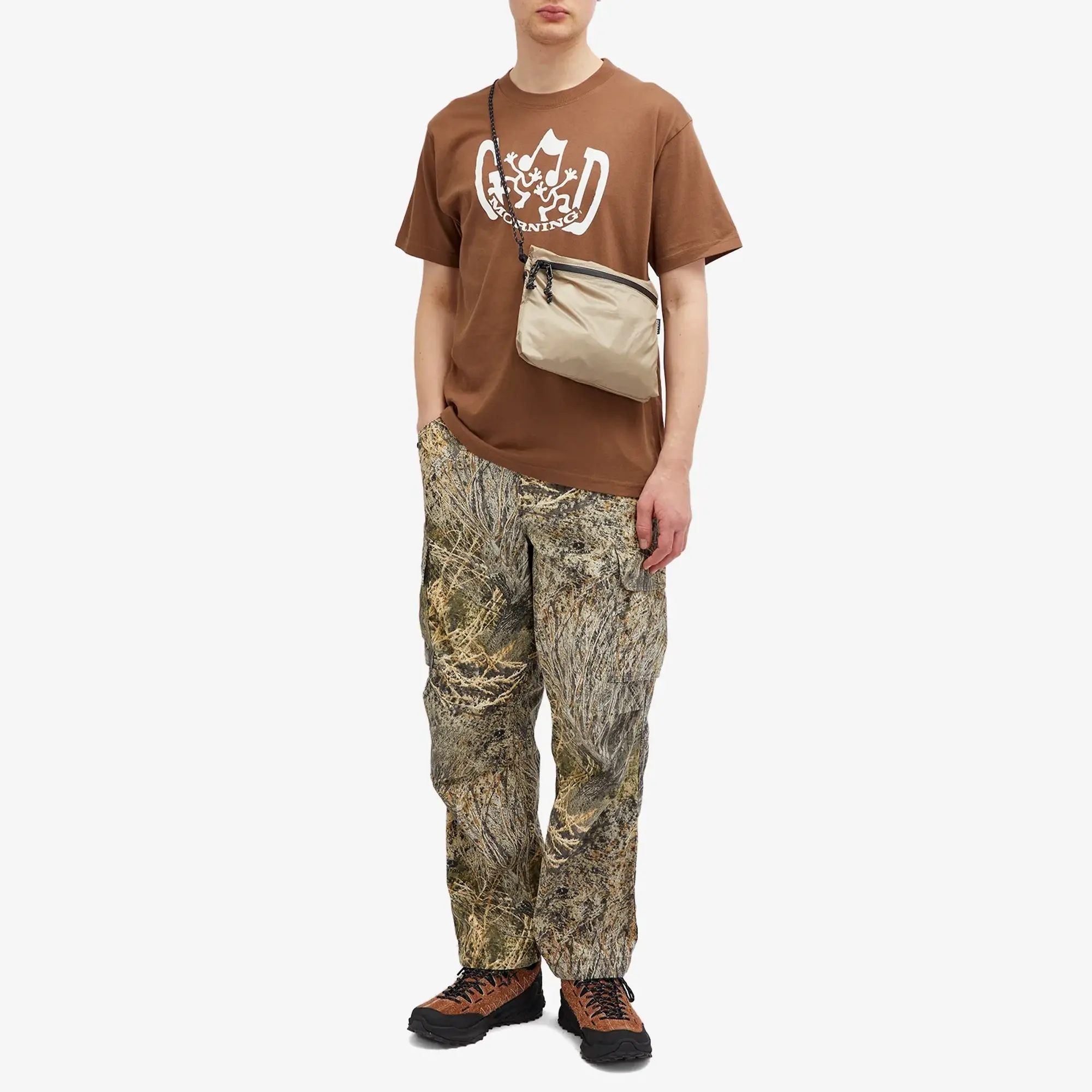 Good Morning Tapes Men's Dancers T-Shirt Choc