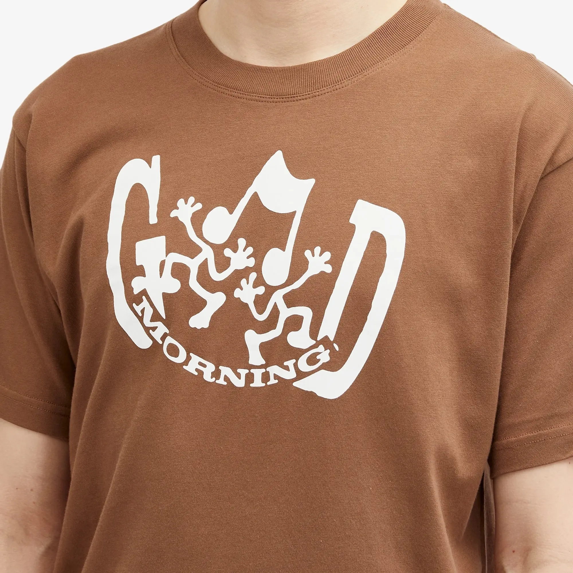 Good Morning Tapes Men's Dancers T-Shirt Choc