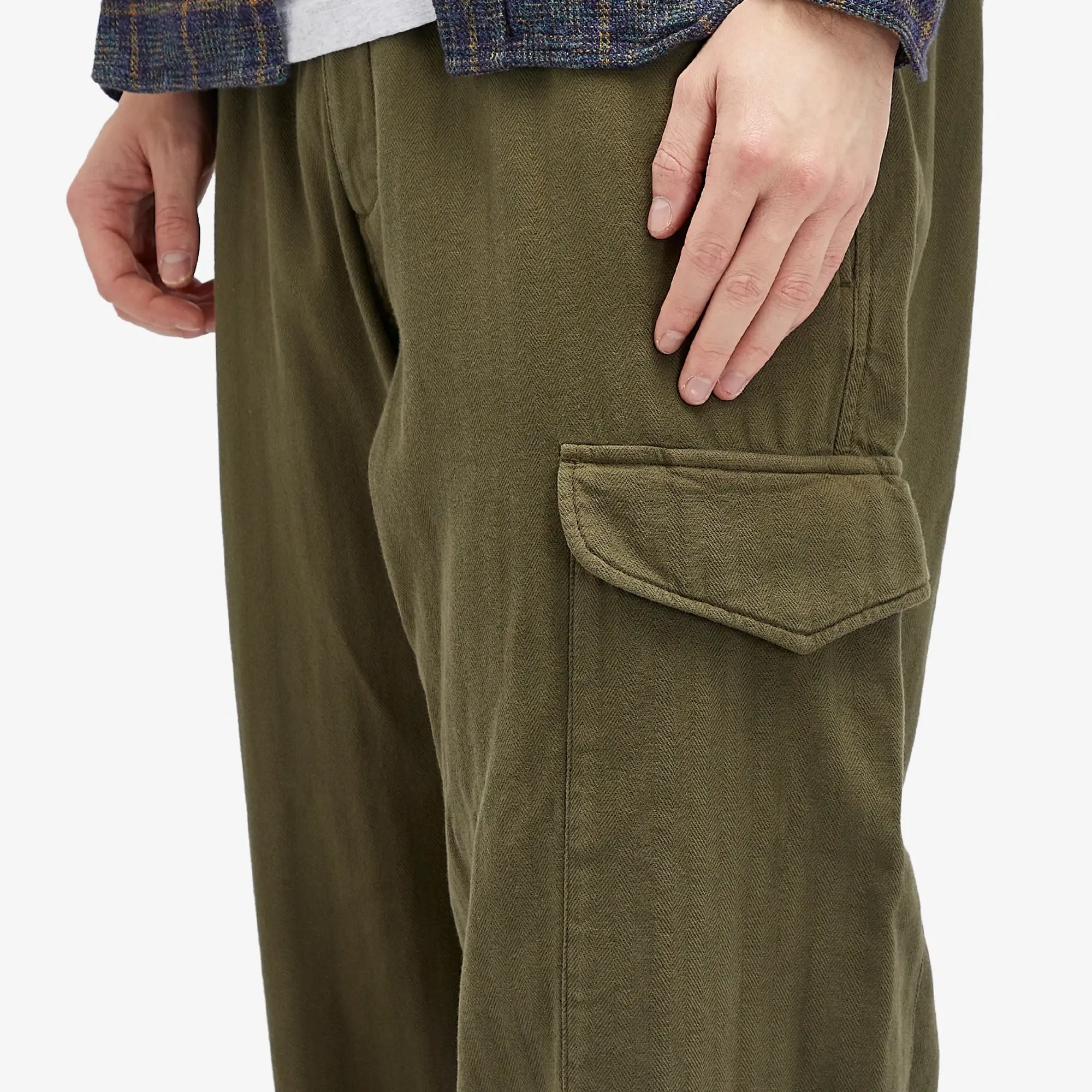 YMC Men's Military Trousers Olive