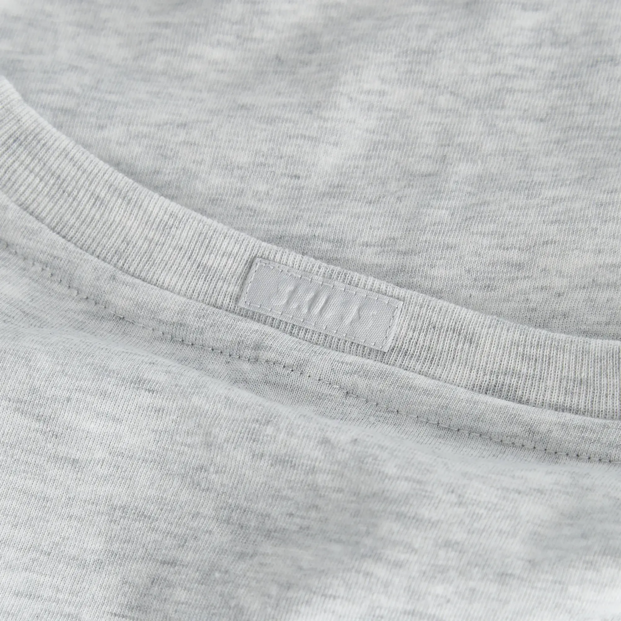 SKIMS Women's Relaxed Tees Shrunken T-Shirt Light Heather Grey