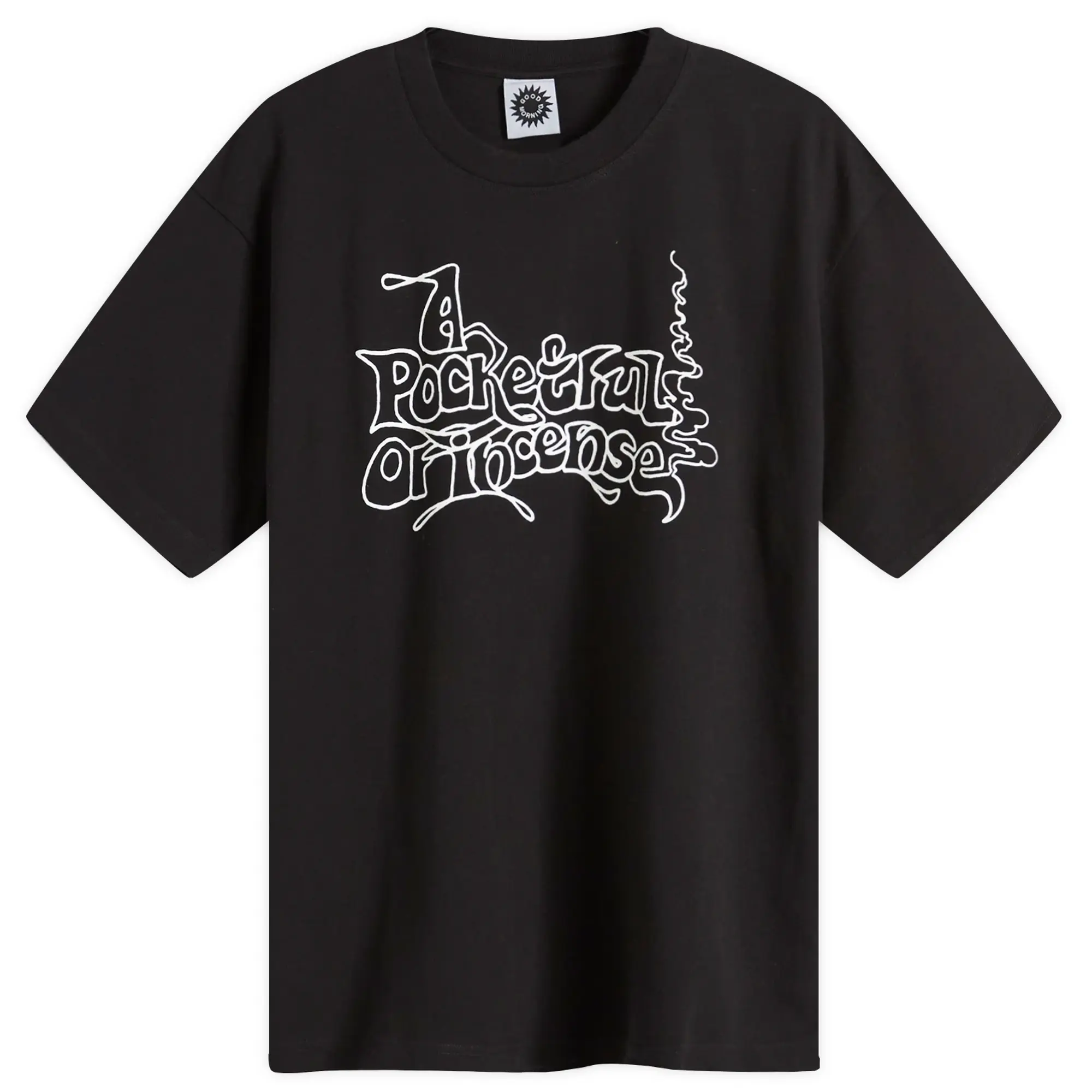 Good Morning Tapes Men's A Pocket Full Of Incense T-Shirt Black