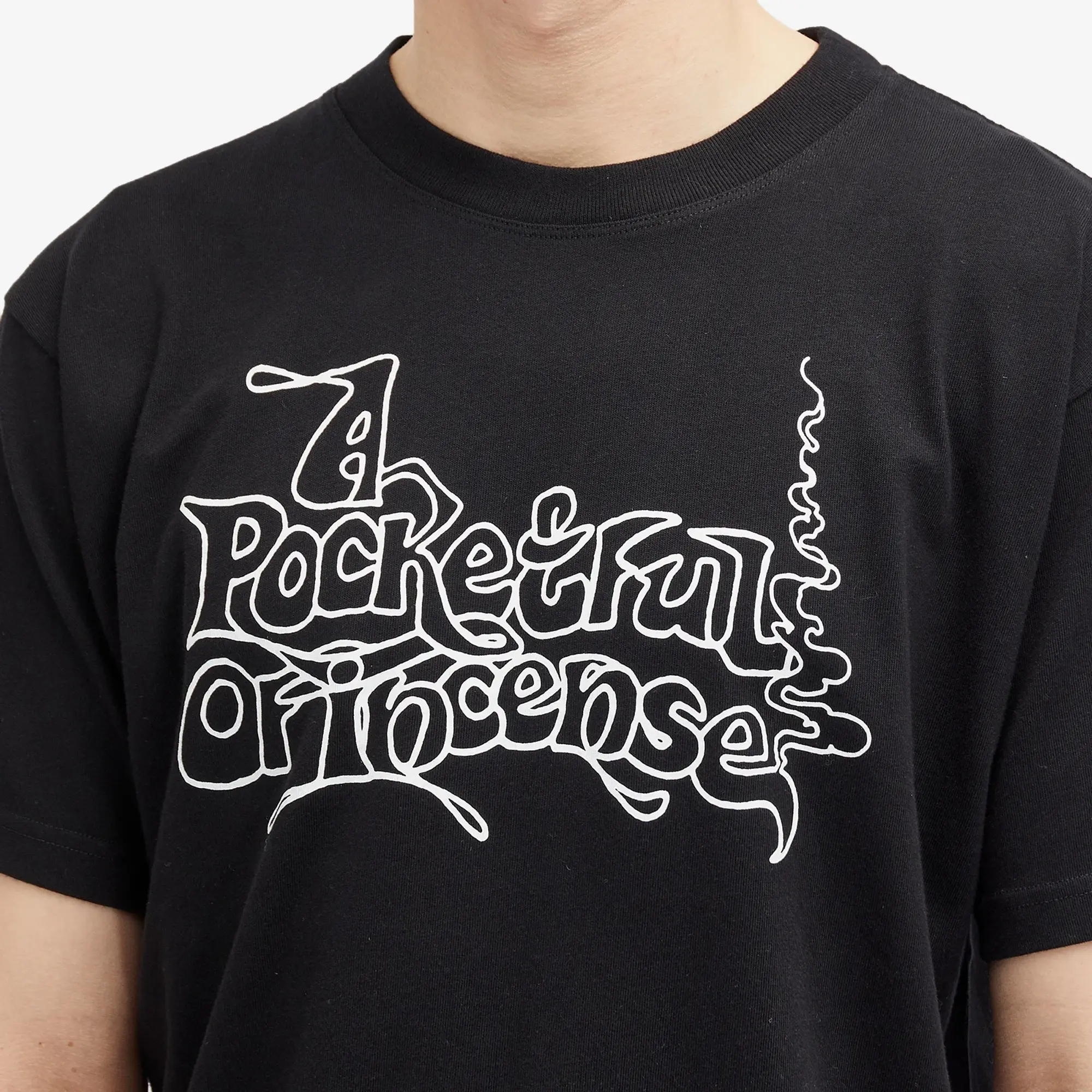 Good Morning Tapes Men's A Pocket Full Of Incense T-Shirt Black
