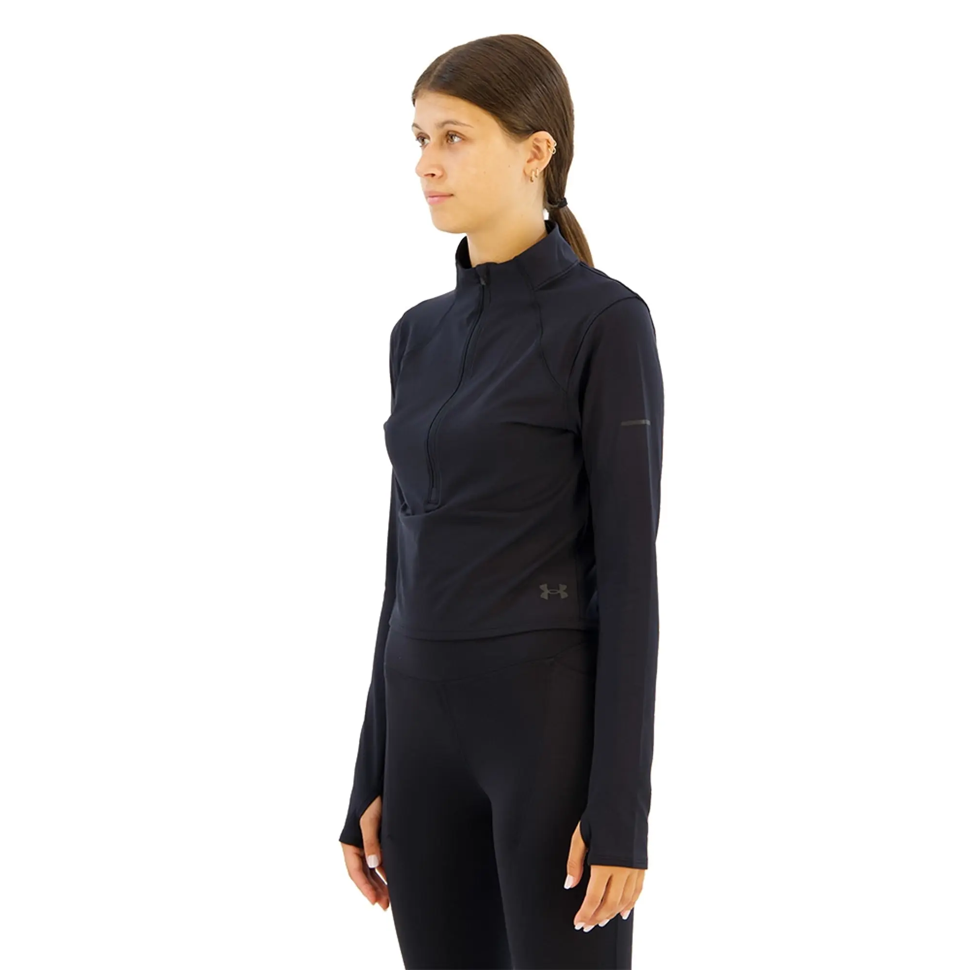 Under Armour Launch Elite Half Zip Running Shirt Women - Black