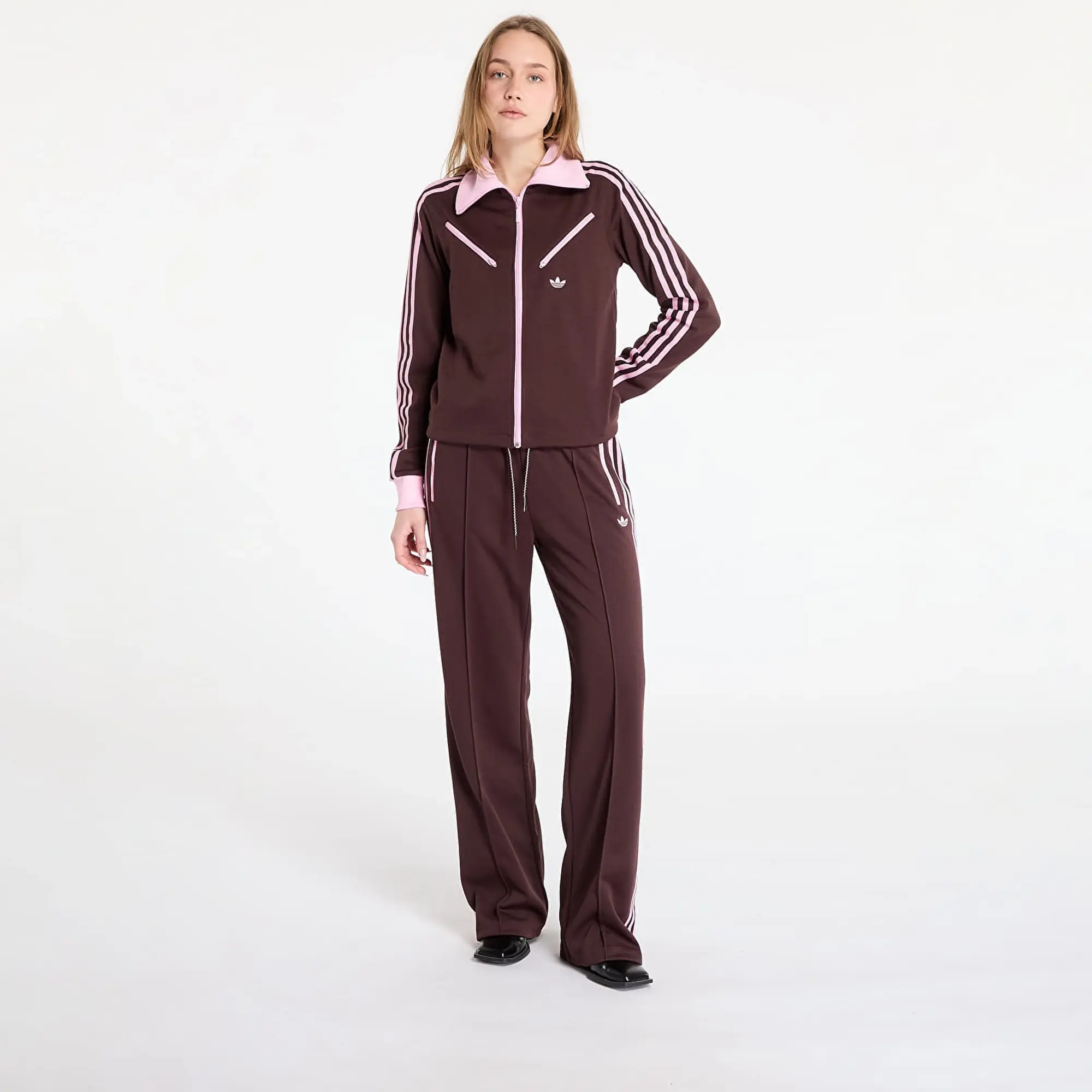 adidas Originals Sweatshirt Adidas Adicolor 70S Montreal Tracktop Shale Brown Xl
