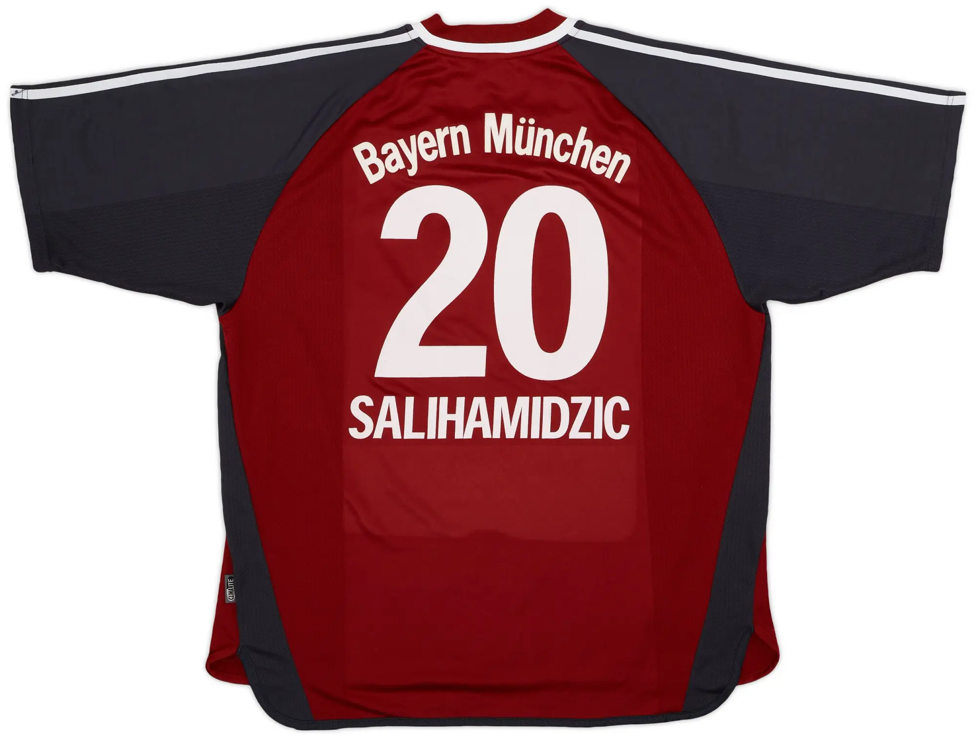 adidas 2001-02 Bayern Munich Home Shirt Salihamidzic #20 - 7/10 - (XXL)