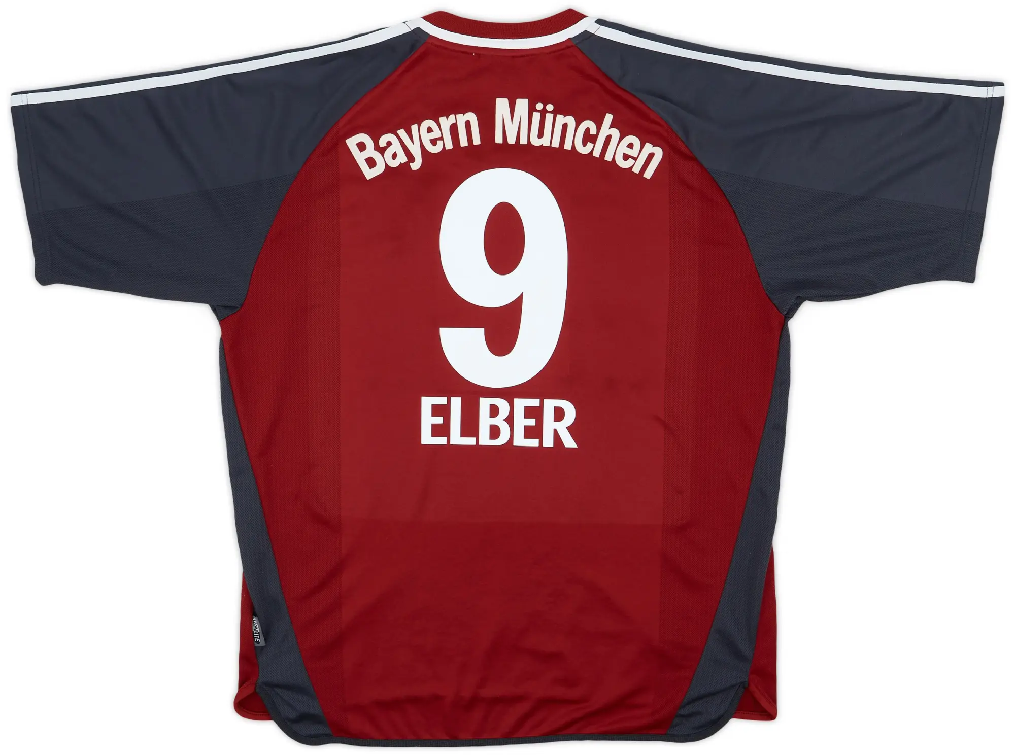 adidas 2001-02 Bayern Munich Home Shirt Elber #9 - 6/10 - (XL)