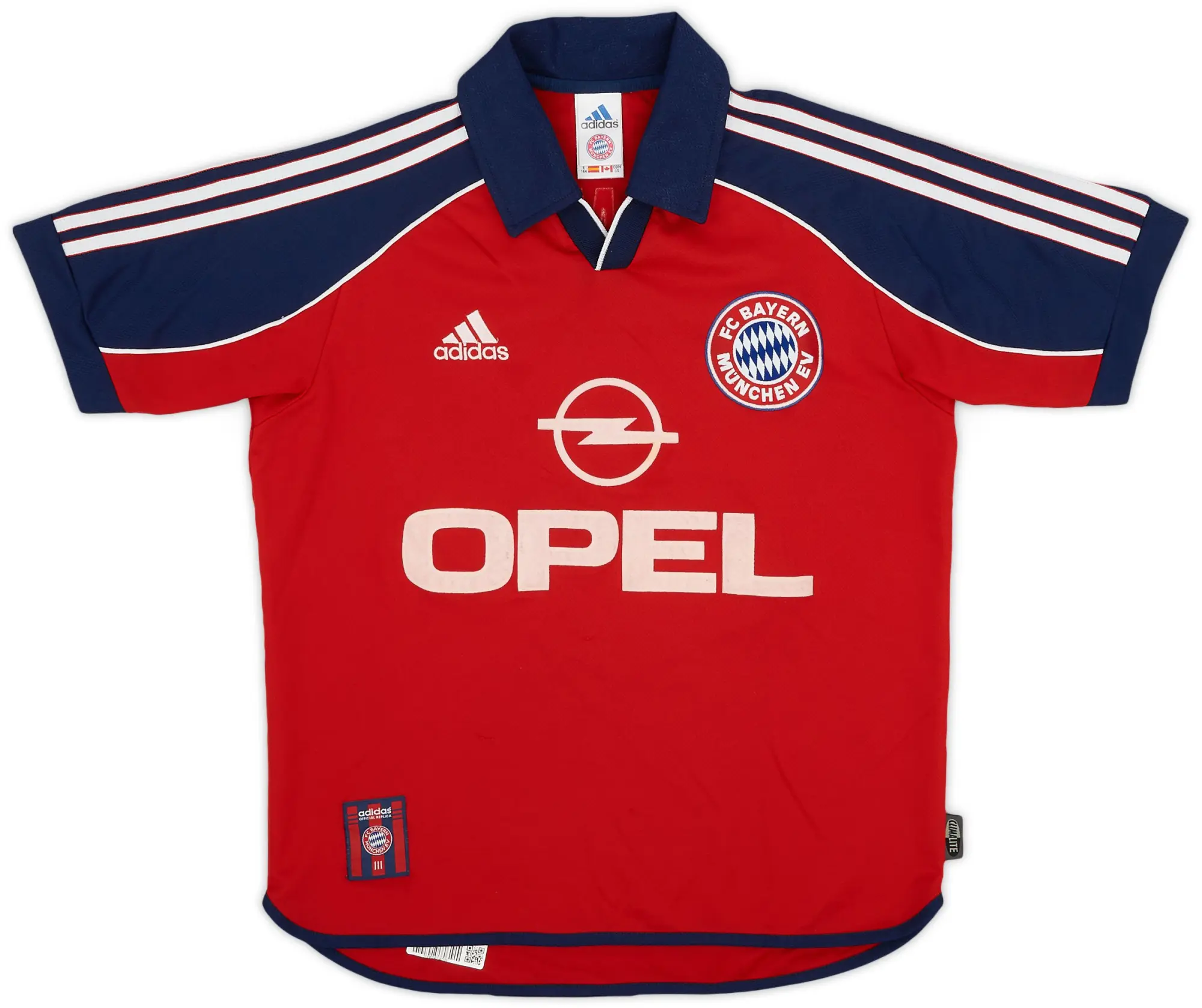 adidas 1999-01 Bayern Munich Home Shirt - 7/10 - (Y)