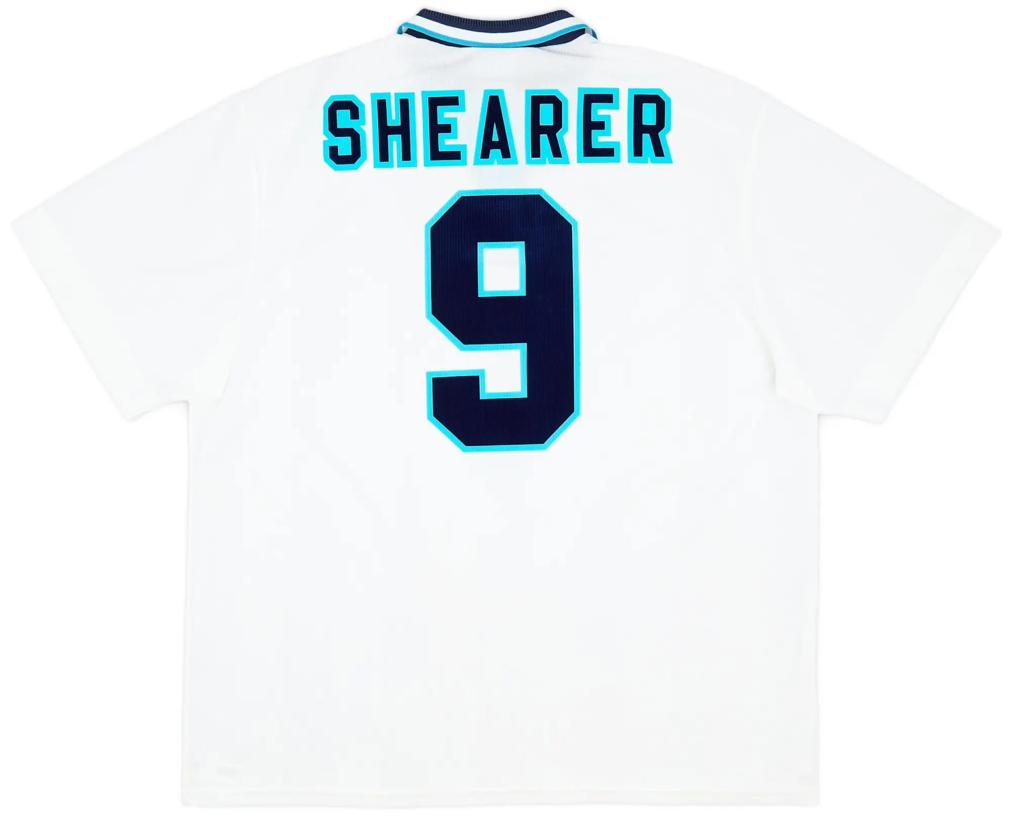 Umbro 1995-97 England Home Shirt Shearer #9 - 9/10 - (XXL)