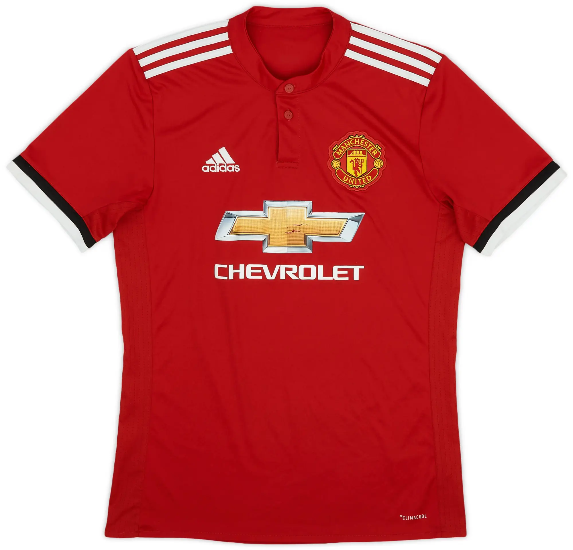 adidas 2017-18 Manchester United Home Shirt - 5/10 - (M)