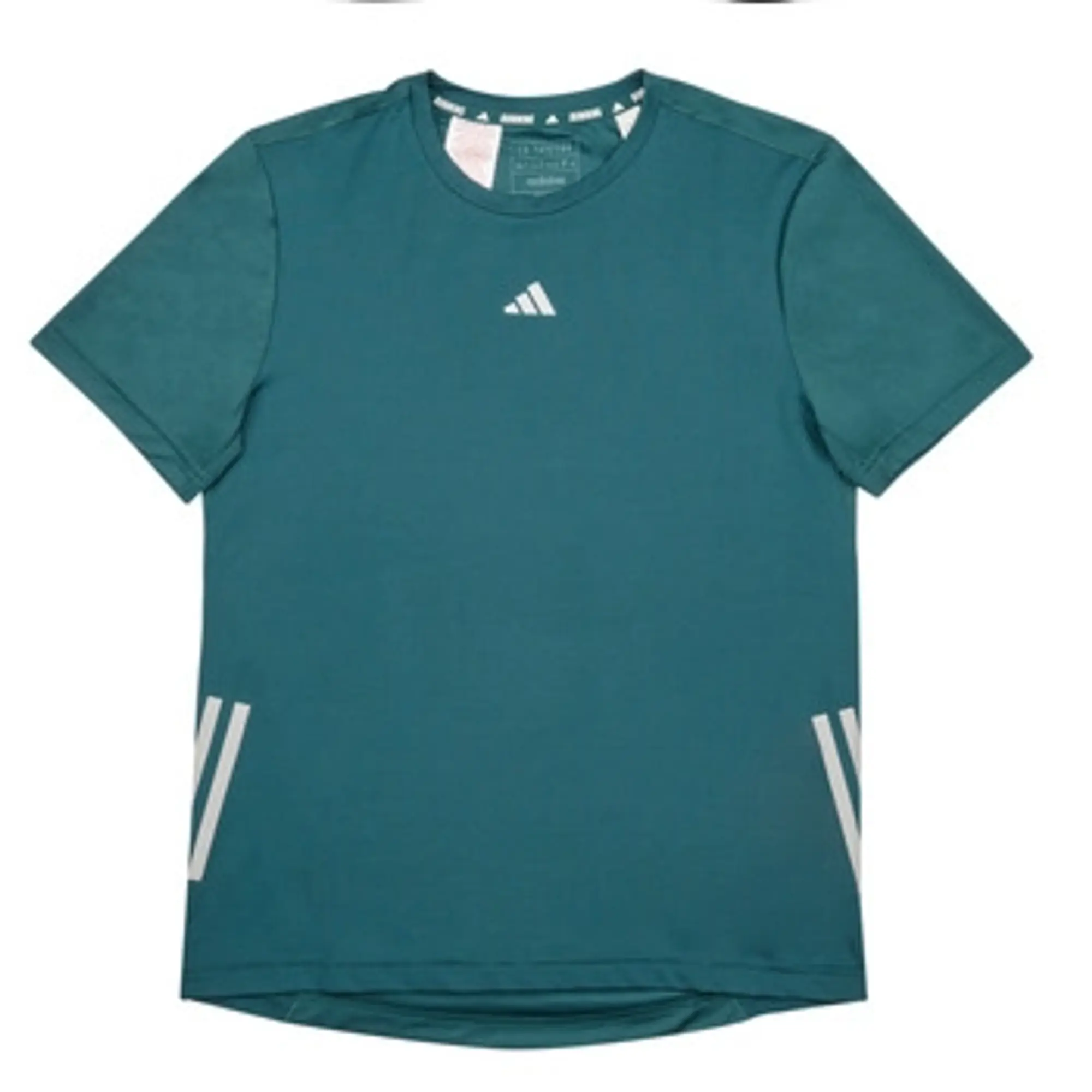 adidas  RUN 3S TEE  girls's Children's T shirt in Green