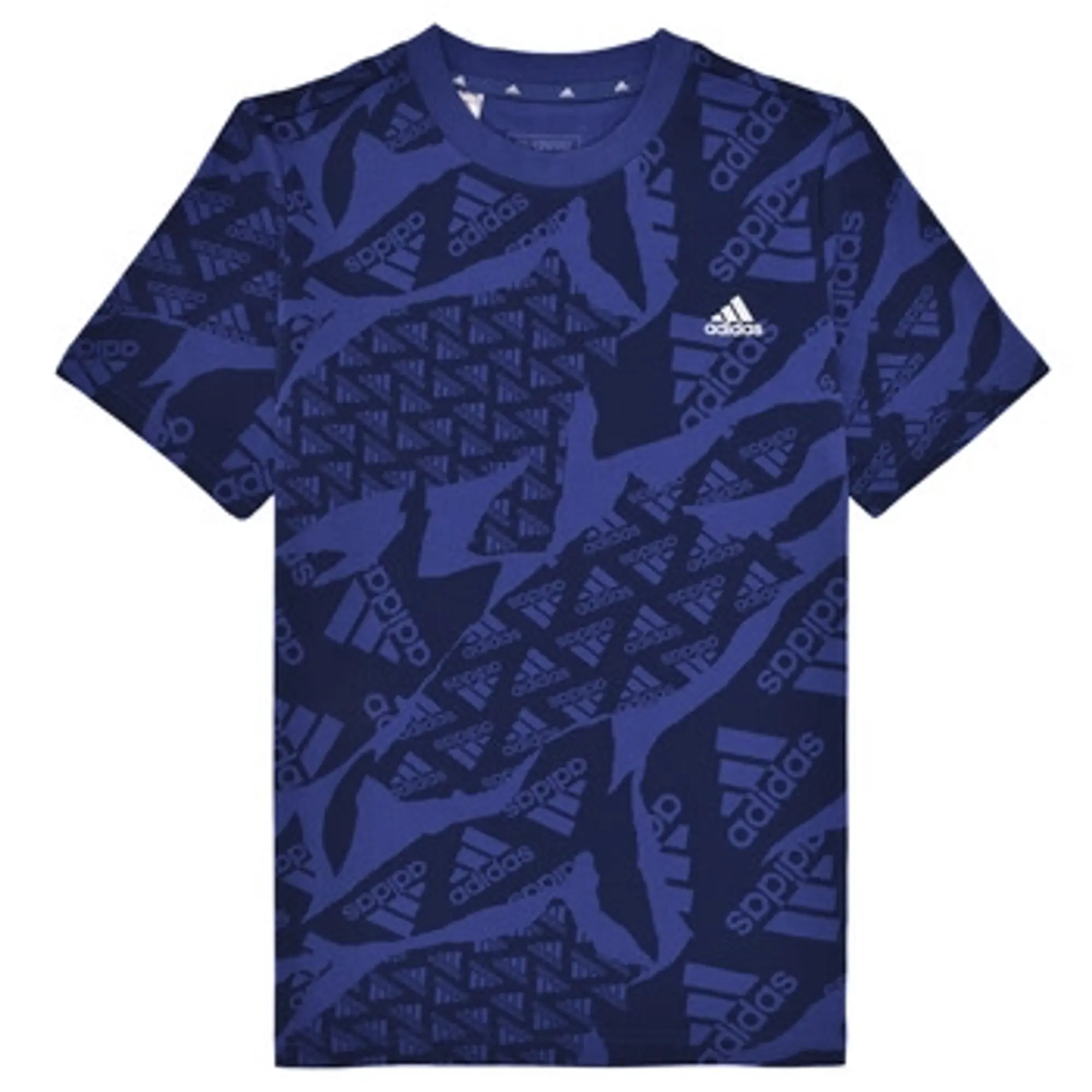 Manchester United x adidas Kids Camouflage T-Shirt Blue