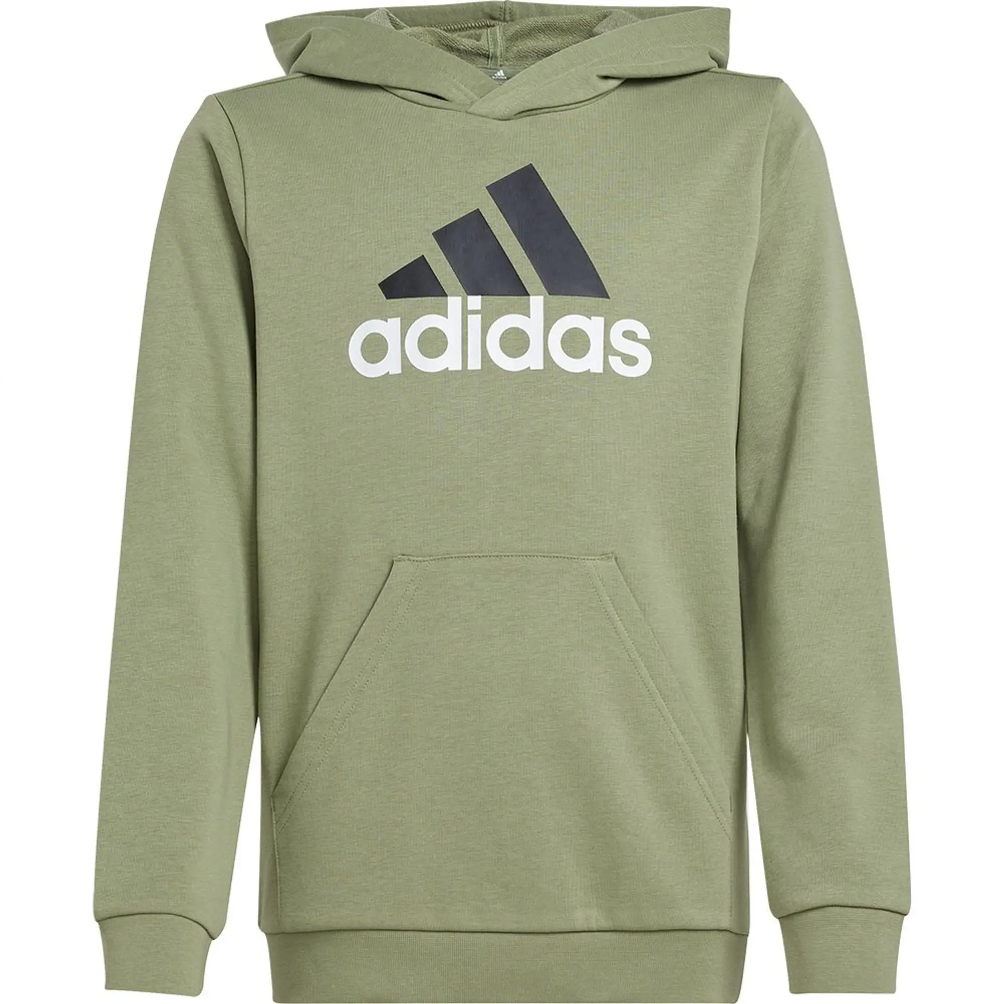 adidas  Essentials Two-Colored Big Logo Cotton Hoodie  boys's Children's sweatshirt in Green