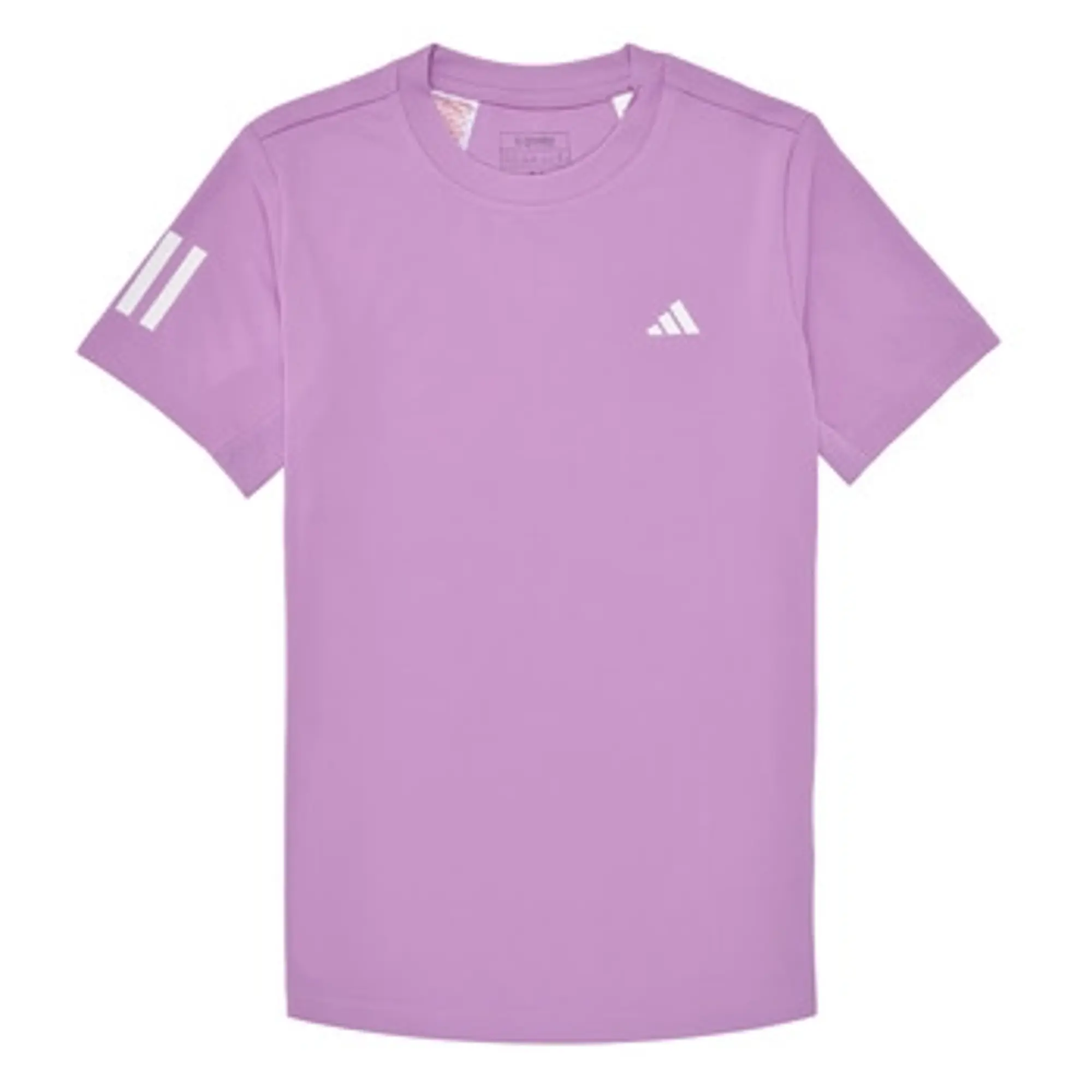 adidas    girls's Children's T shirt in Purple