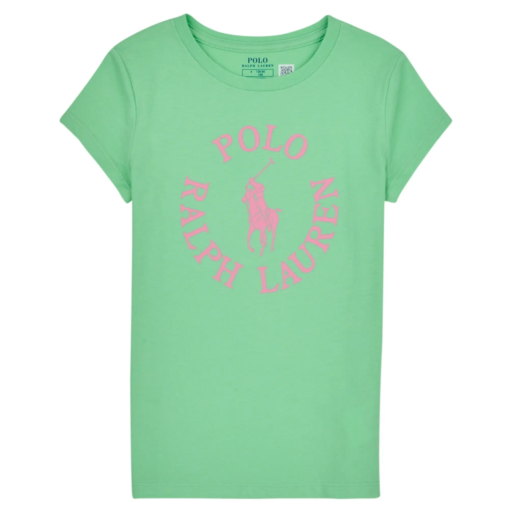 Polo Ralph Lauren  SS GRAPHIC T-KNIT SHIRTS-T-SHIRT  girls's Children's T shirt in Green