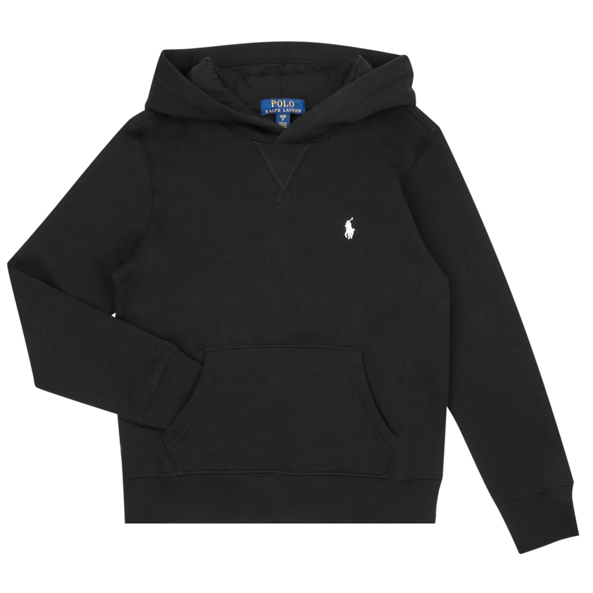 Polo Ralph Lauren  LS PO HOOD-TOPS-KNIT  boys's Children's sweatshirt in Black