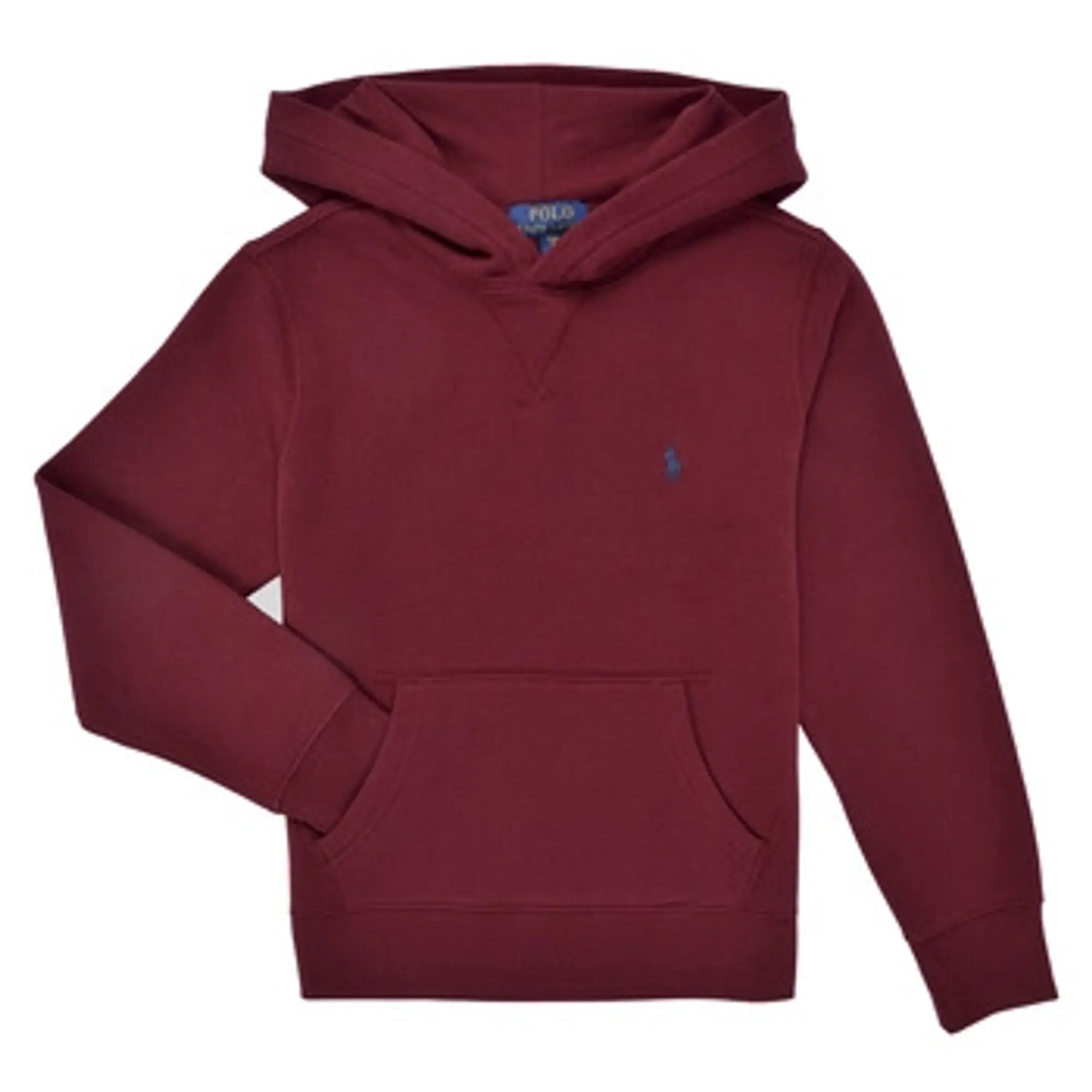 Polo Ralph Lauren  LS PO HOOD-TOPS-KNIT  boys's Children's sweatshirt in Bordeaux