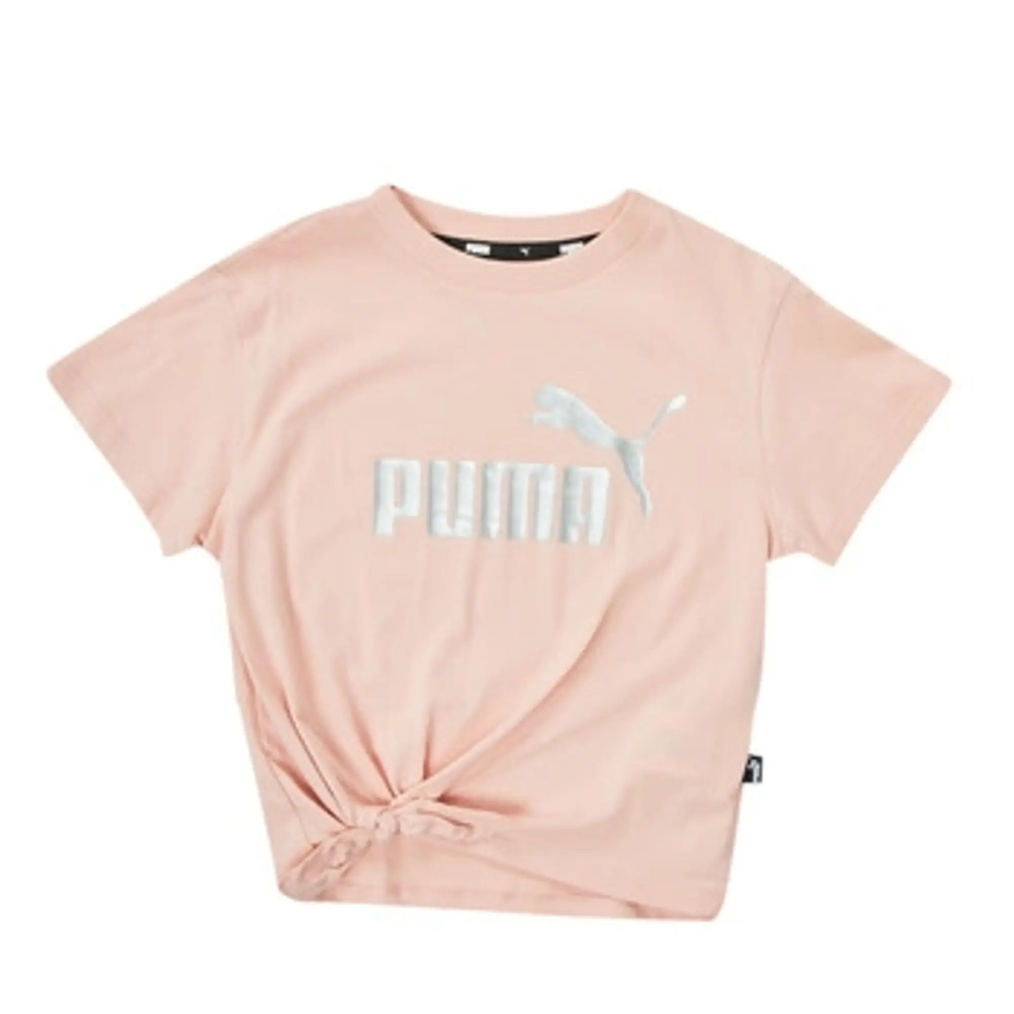 Puma  ESS KNOTTED TEE  girls's Children's T shirt in Pink