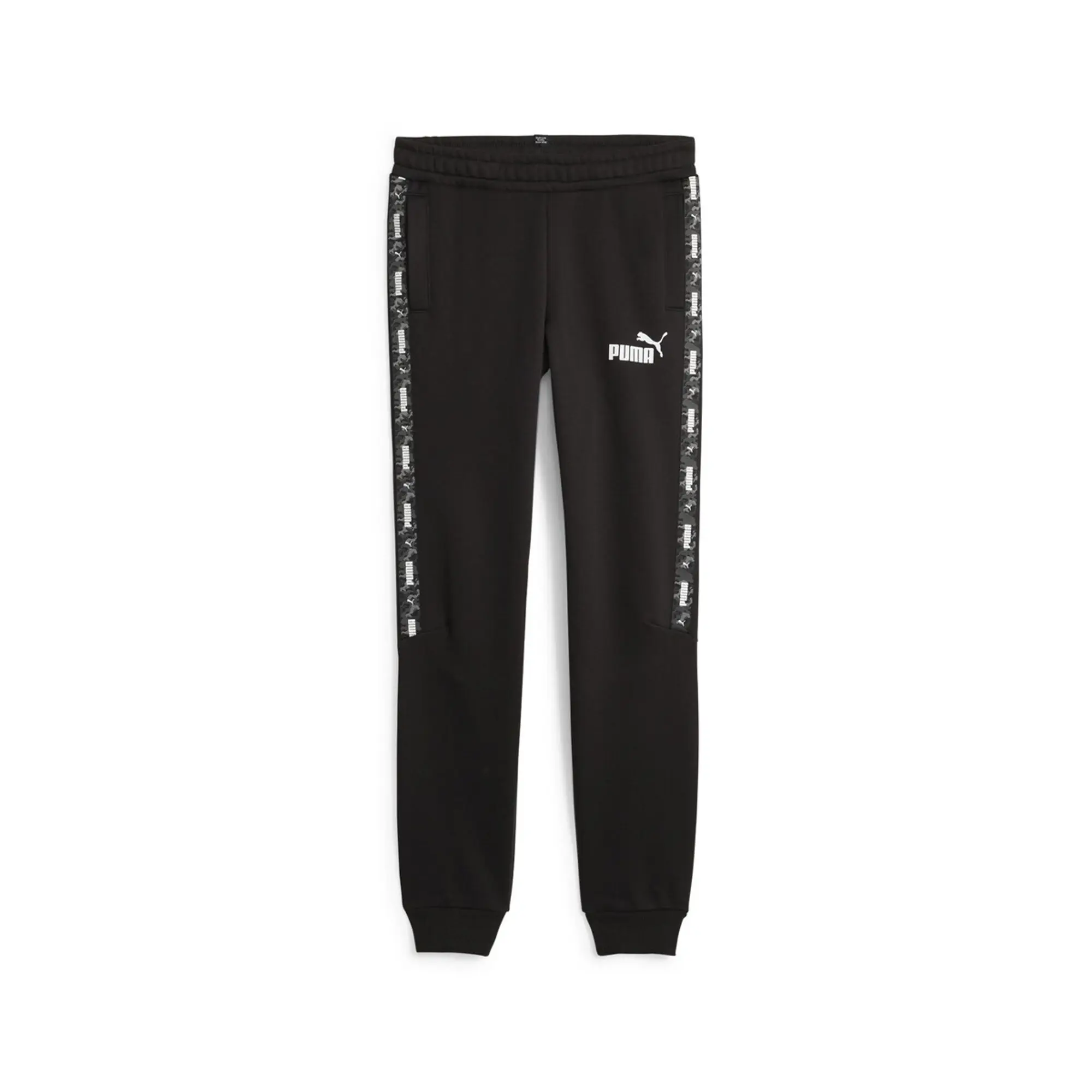 Puma  ESS TAPE CAMO SWEATPANTS FL B  boys's Children's Sportswear in Black