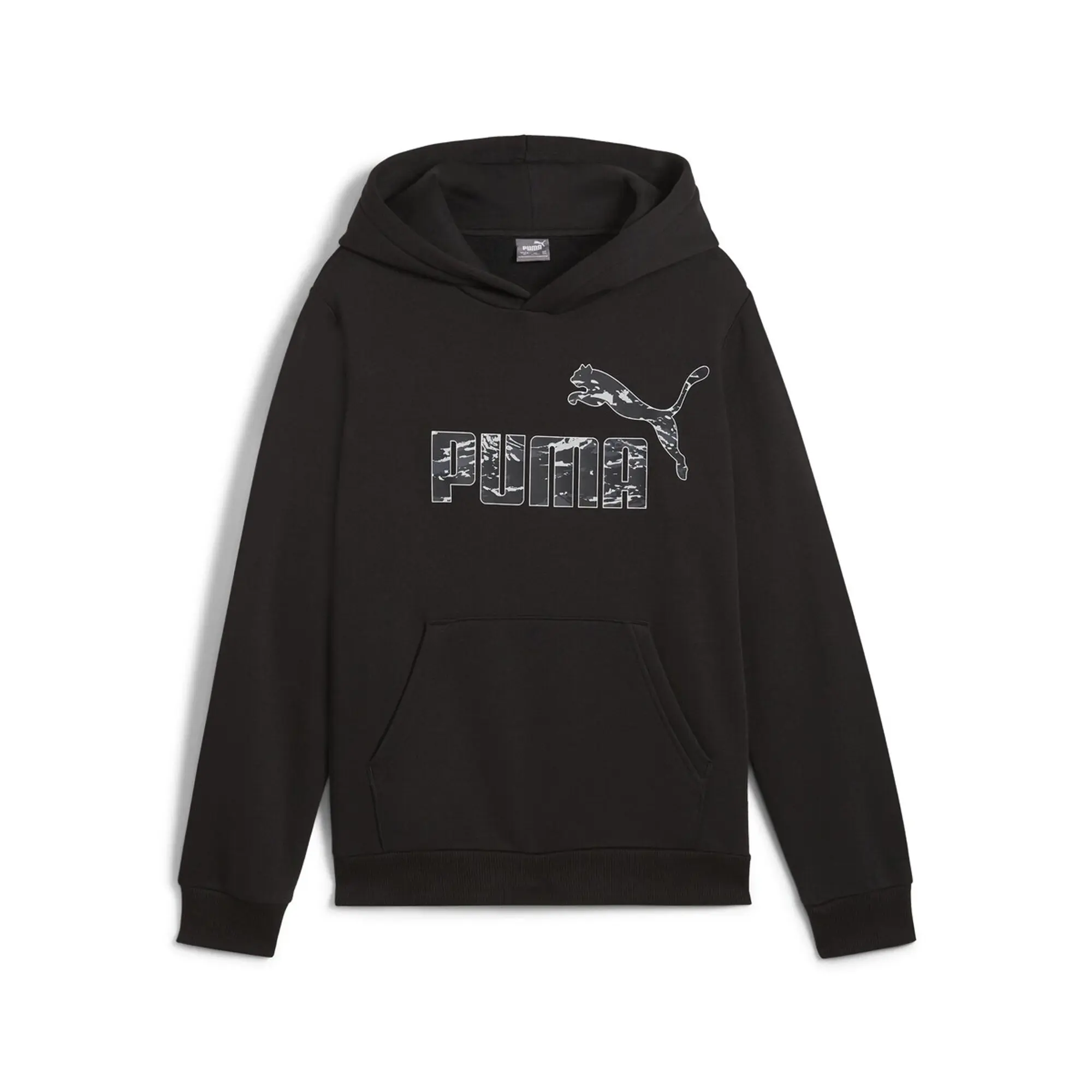 Puma  ESS+ CAMO HOODIE FL  boys's Children's sweatshirt in Black
