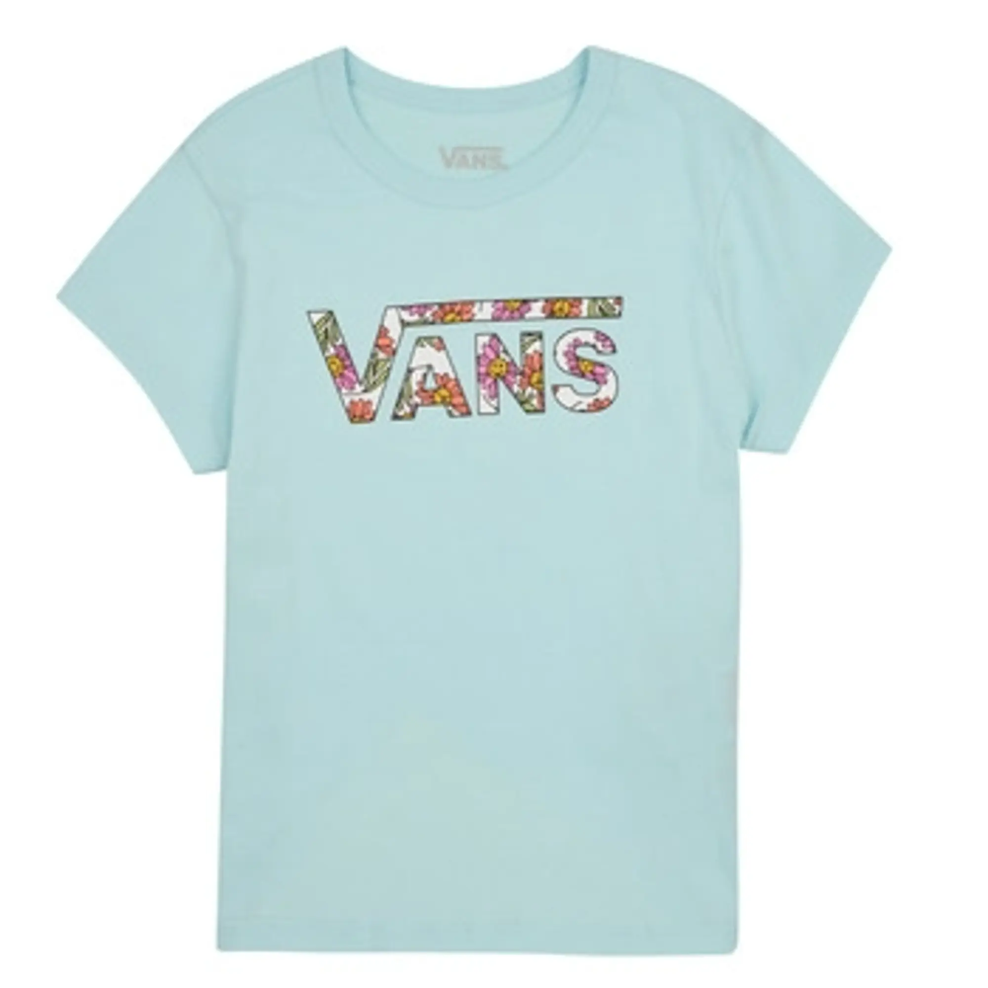 Vans  ELEVATED FLORAL FILL MINI  girls's Children's T shirt in Blue