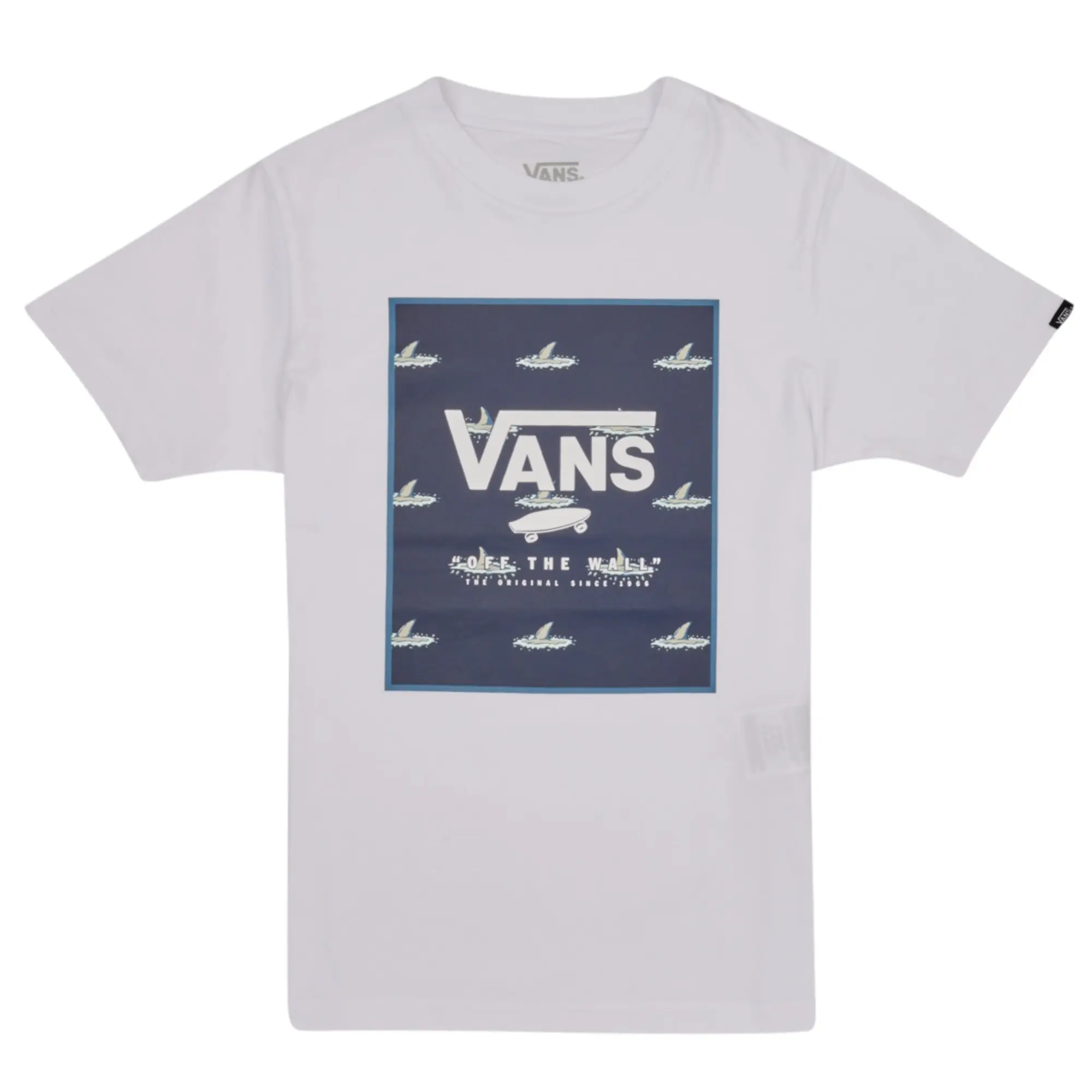 Vans  PRINT BOX BOYS  boys's Children's T shirt in Blue
