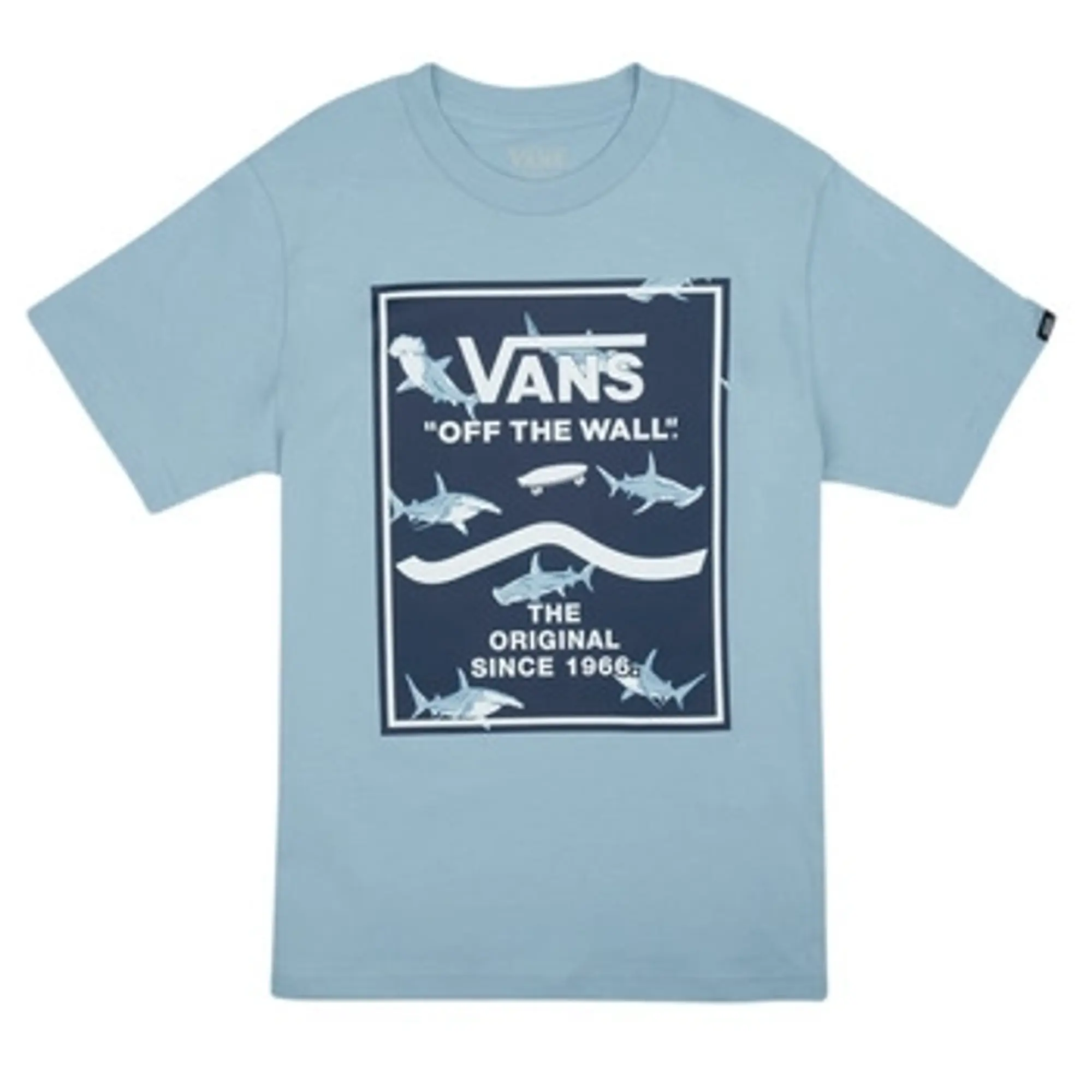 Vans  PRINT BOX 2.0  boys's Children's T shirt in Blue