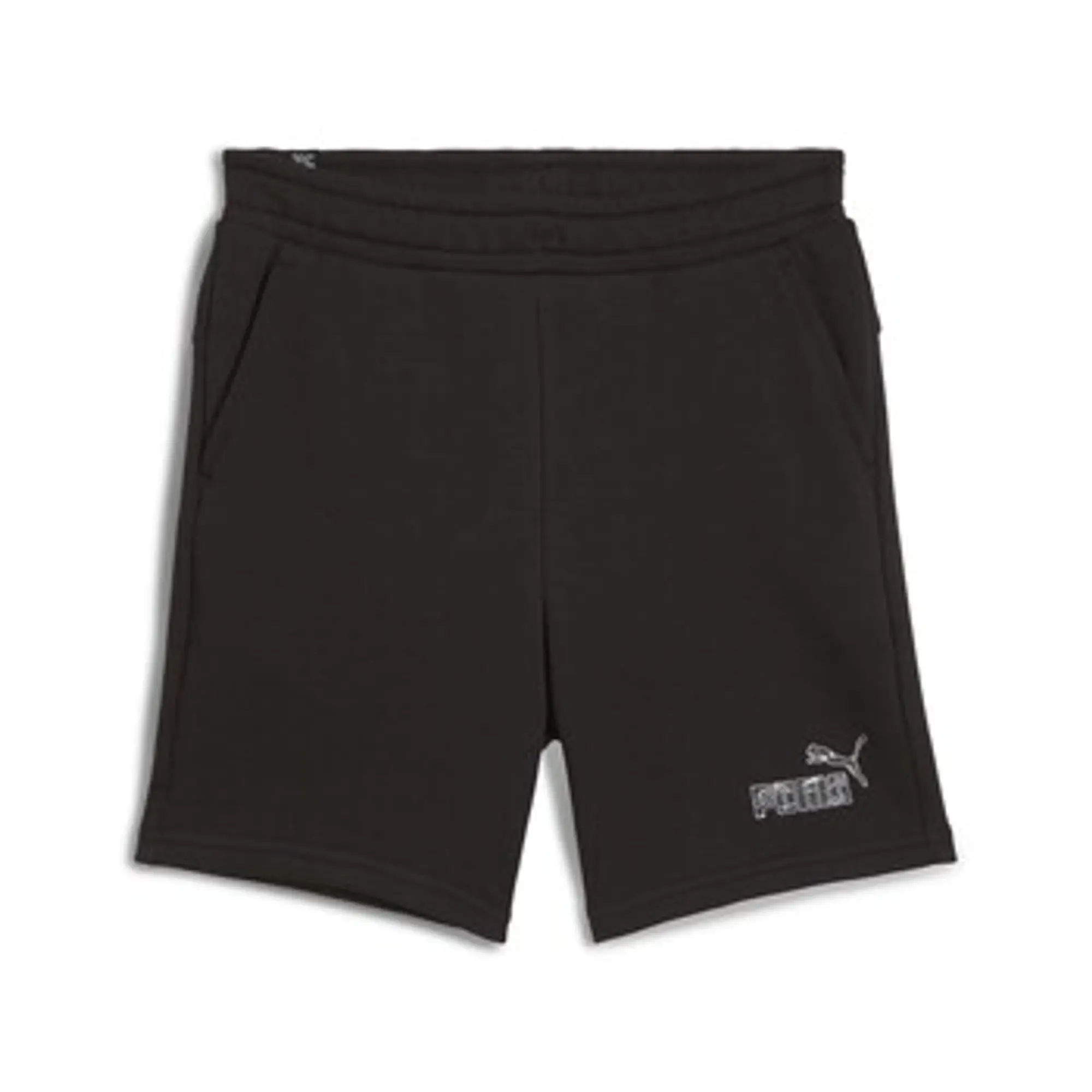 Puma  ESS+ CAMO SHORTS TR B  boys's Children's shorts in Black