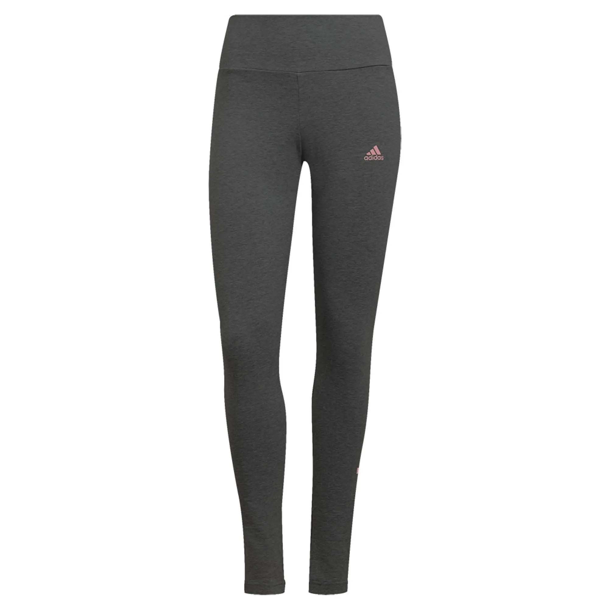 adidas  ESSENTIALS HIGH-WAISTED LOGO LEGGINGS  women's Tights in Grey