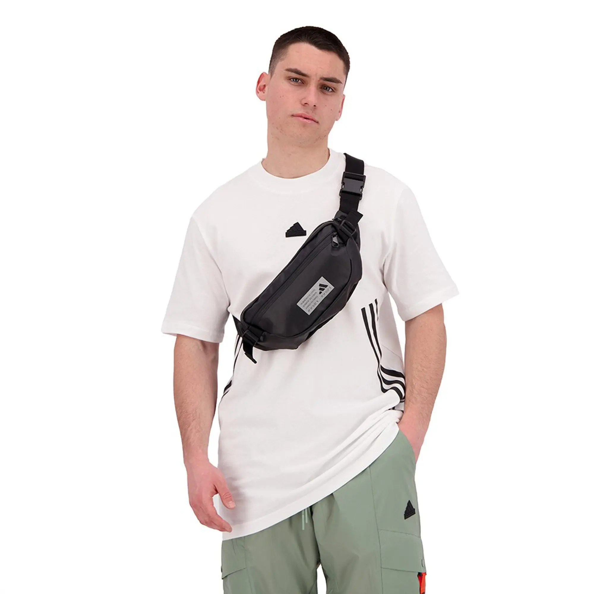 adidas  FI 3S T  men's T shirt in White