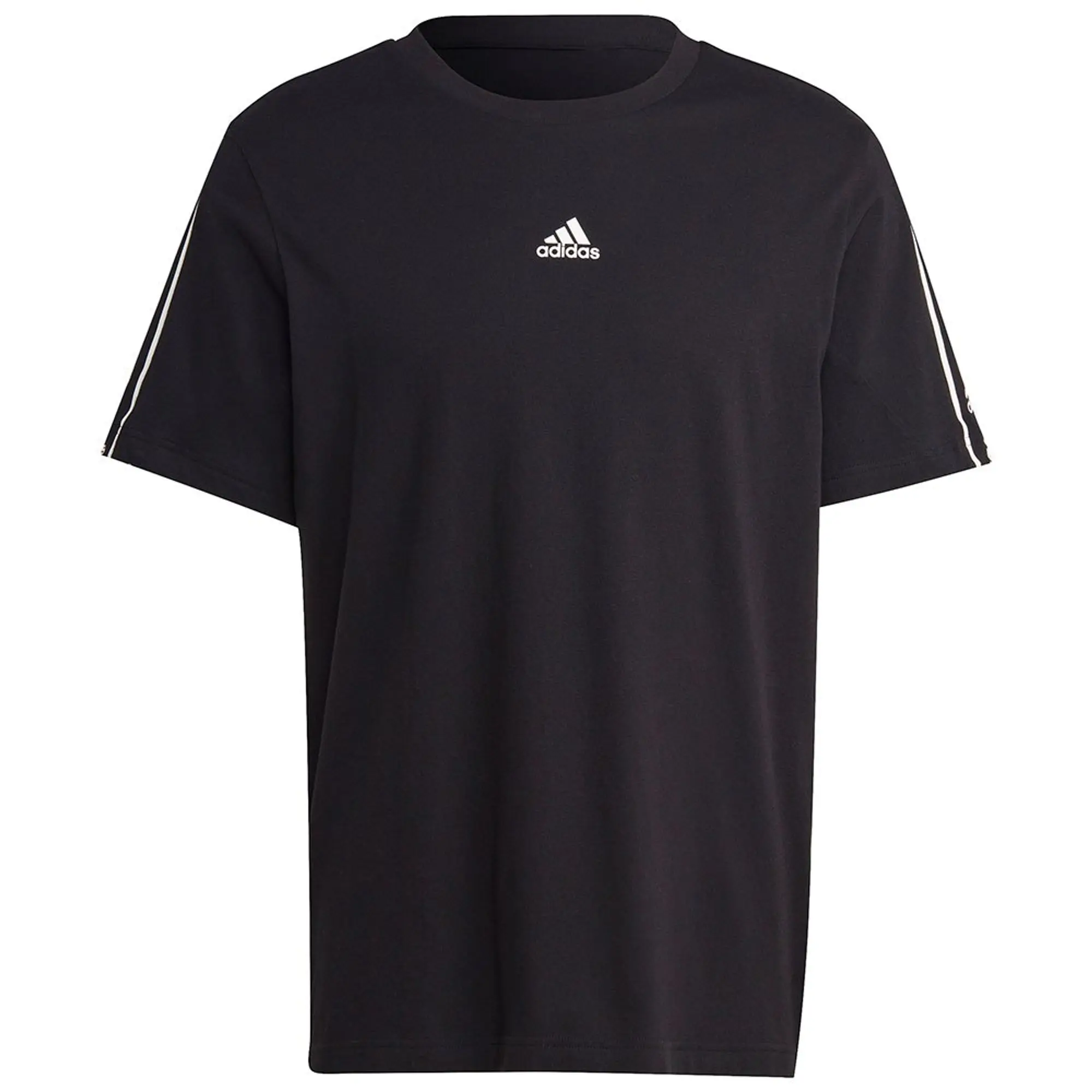 adidas  BL TEE  men's T shirt in Black
