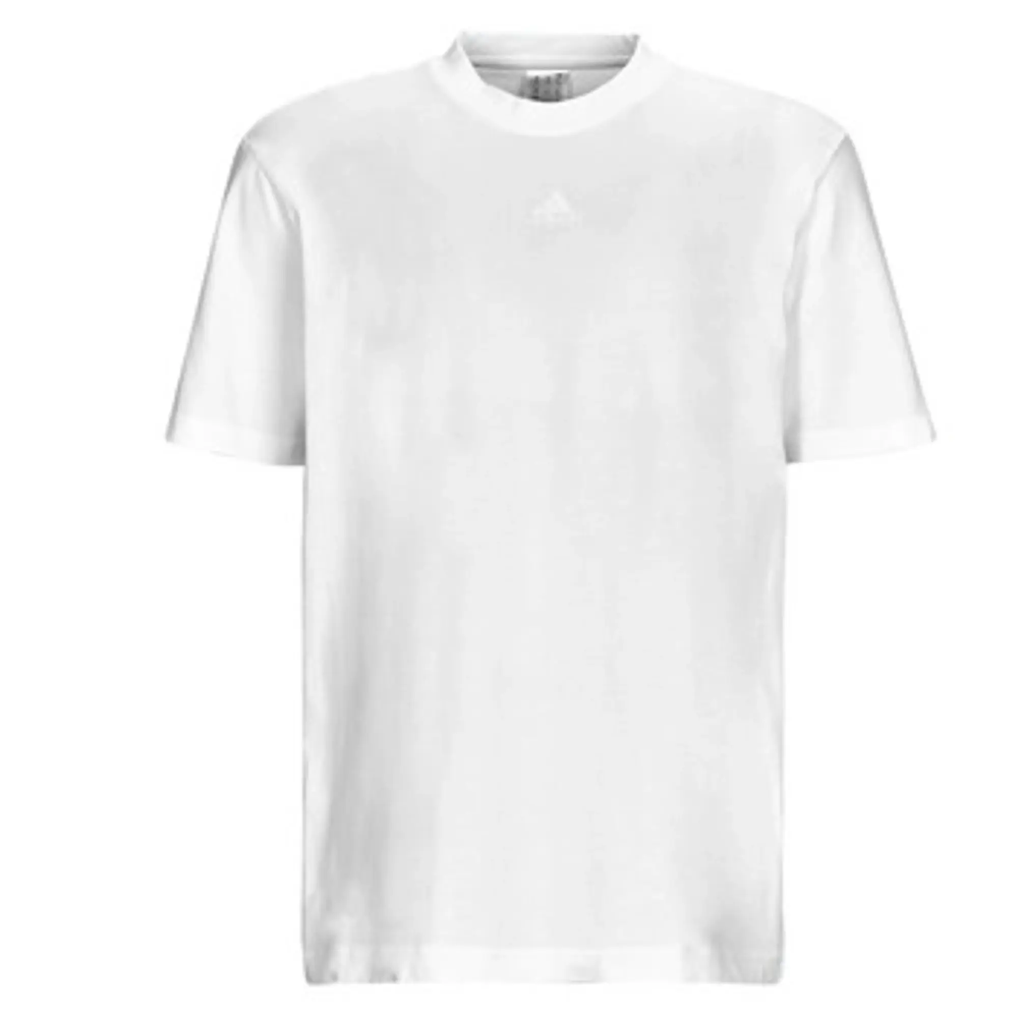 adidas  Tee WHITE  men's T shirt in White
