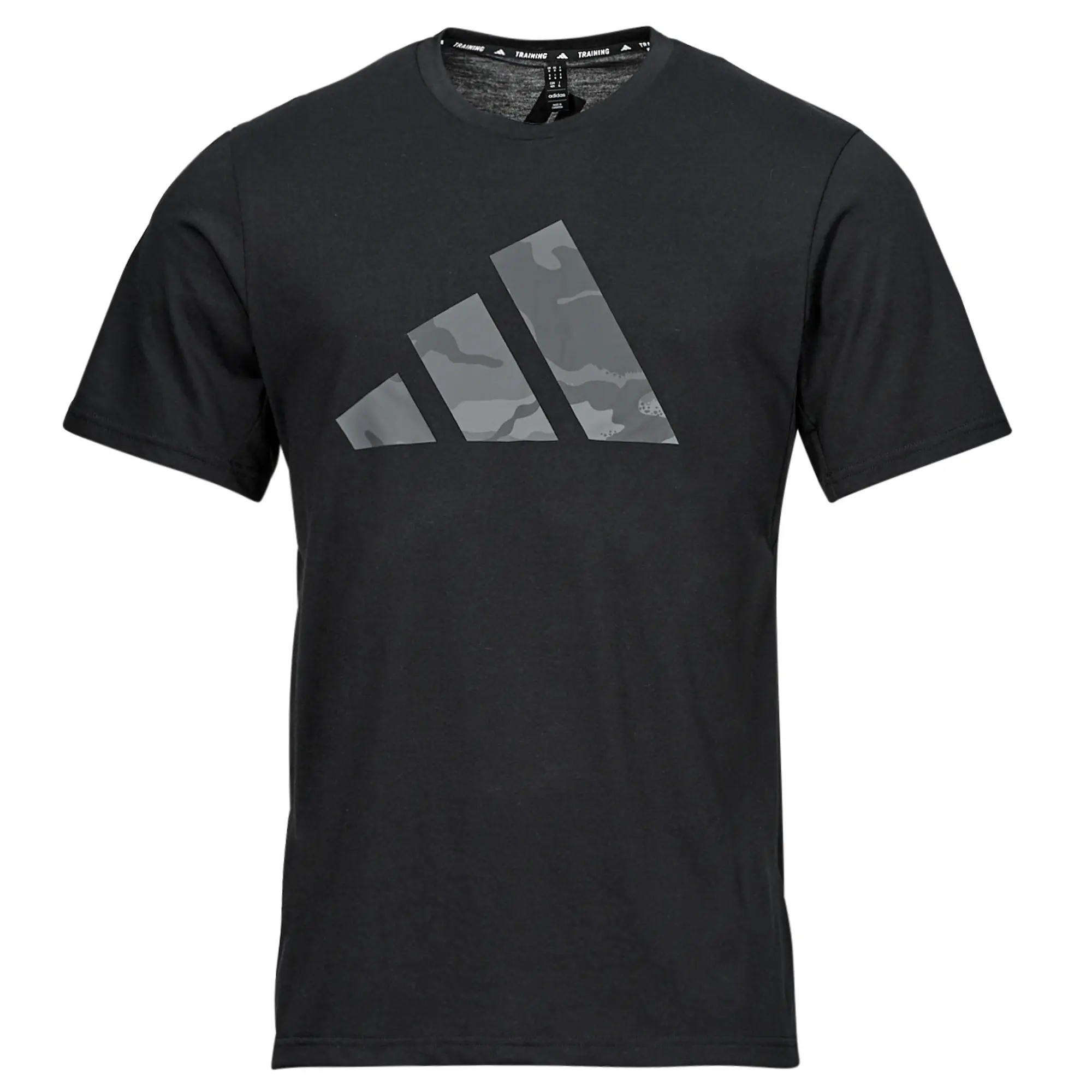 adidas  TR-ESSEA BL T  men's T shirt in Black