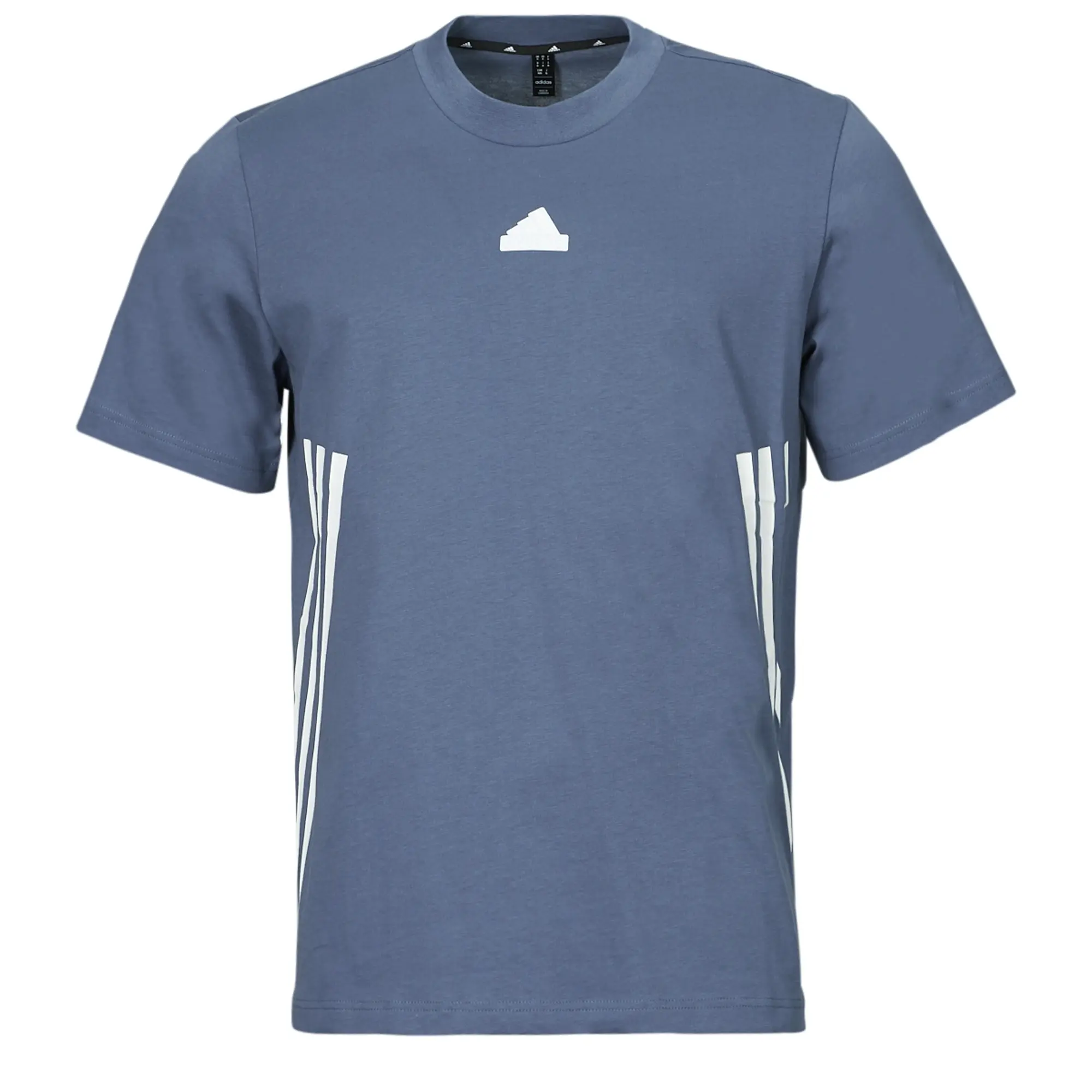adidas  M FI 3S REG T  men's T shirt in Blue