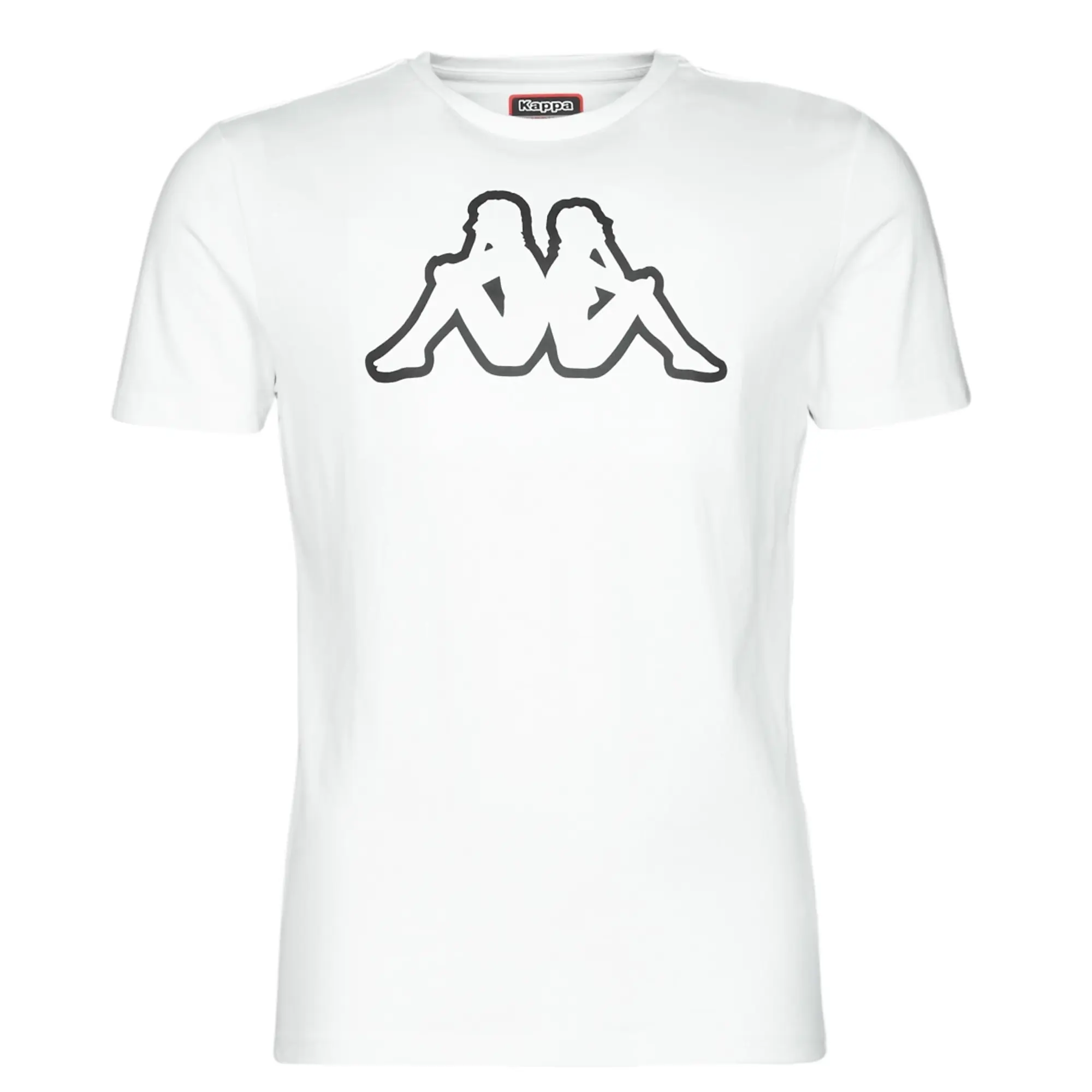 Kappa  CROMEN SLIM  men's T shirt in White