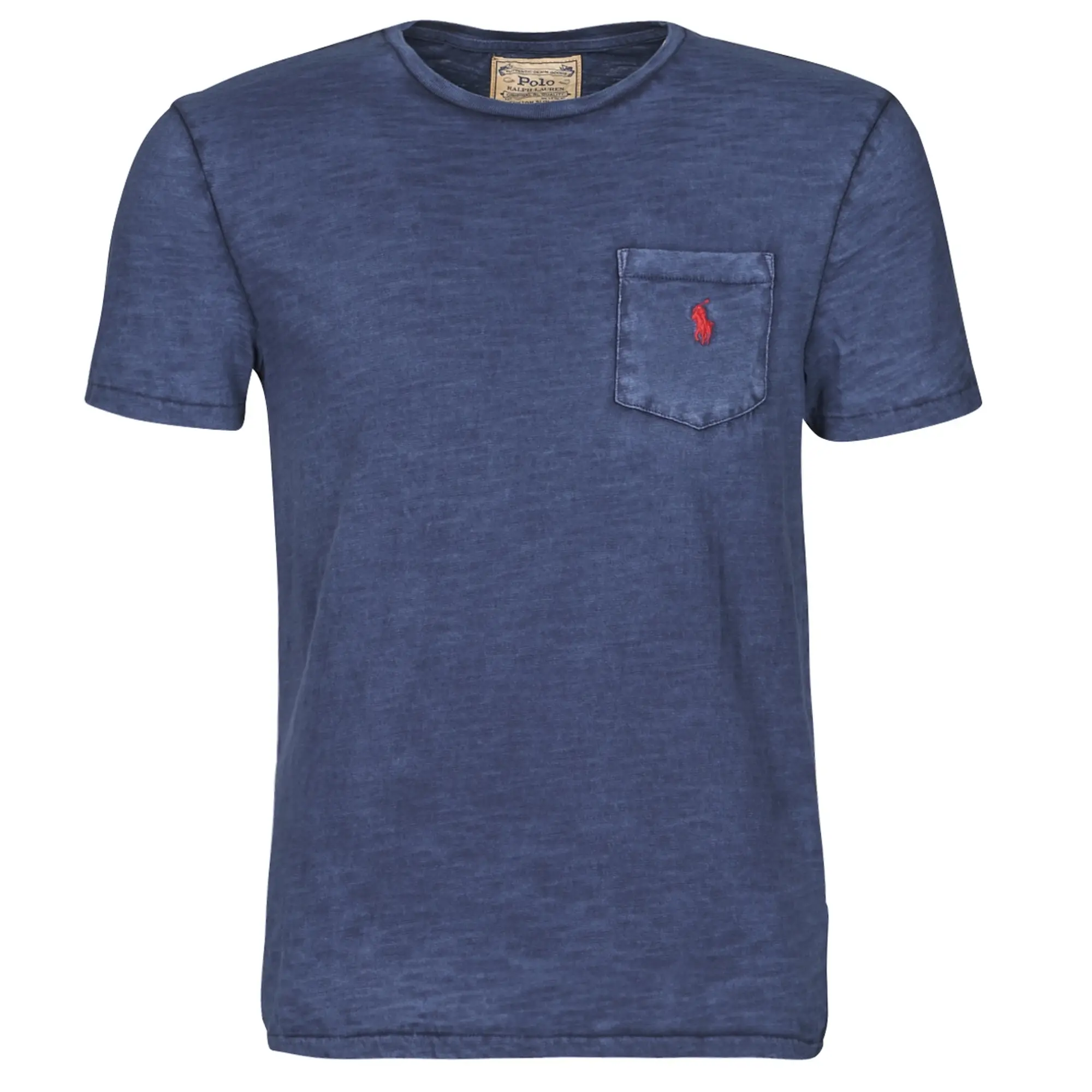 Polo Ralph Lauren  T-SHIRT AJUSTE COL ROND EN COTON LOGO PONY PLAYER  men's T shirt in Blue