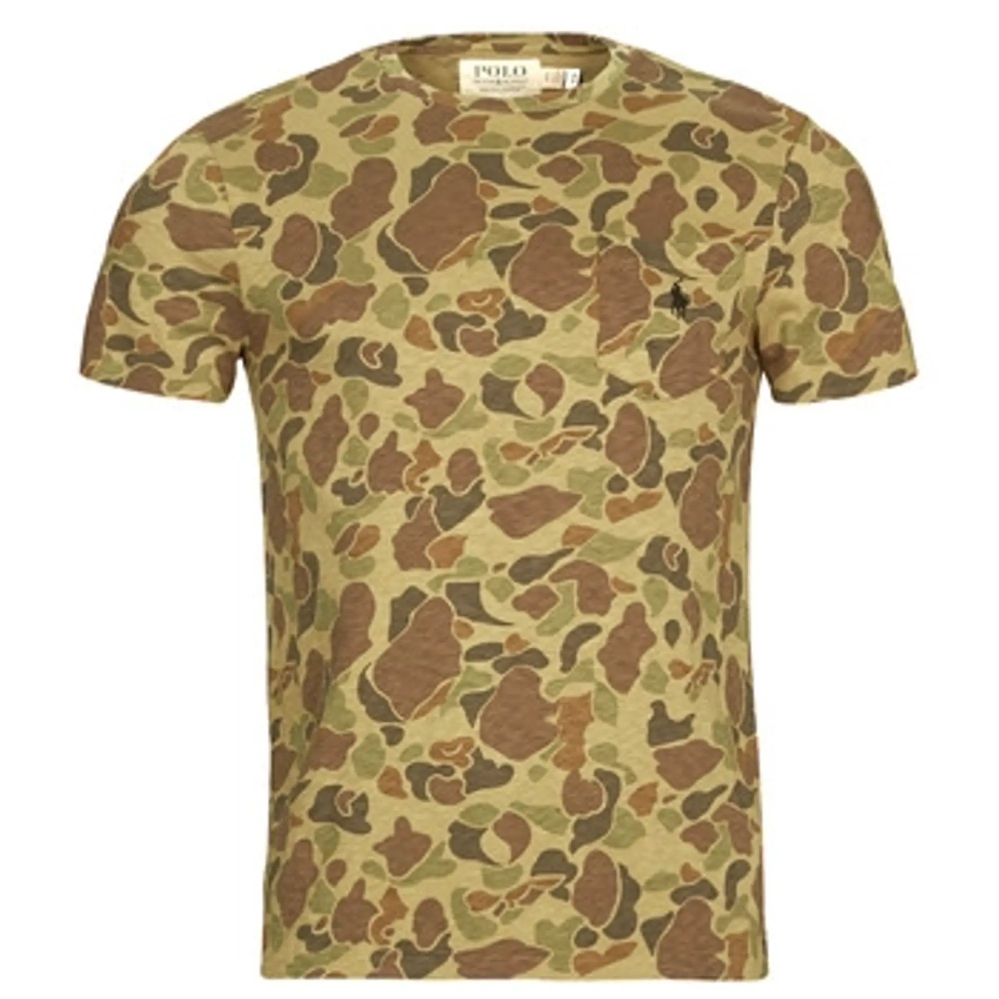 Polo Ralph Lauren  T-SHIRT AJUSTE AVEC POCHE EN COTON  men's T shirt in Multicolour