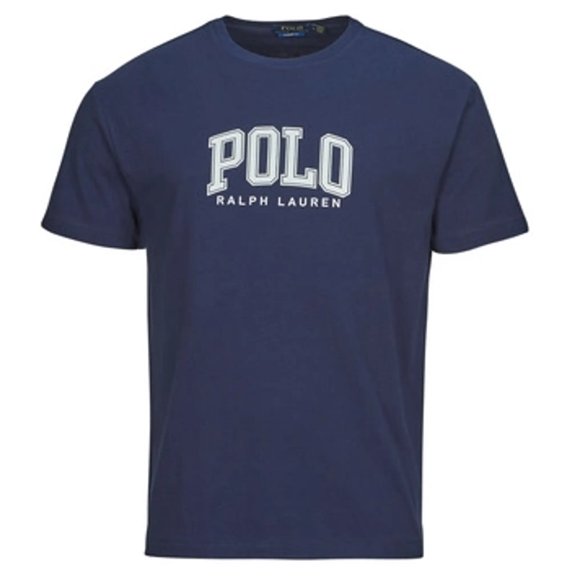 Polo Ralph Lauren  T-SHIRT AJUSTE EN COTON SERIGRAPHIE POLO RALPH LAUREN  men's T shirt in Marine