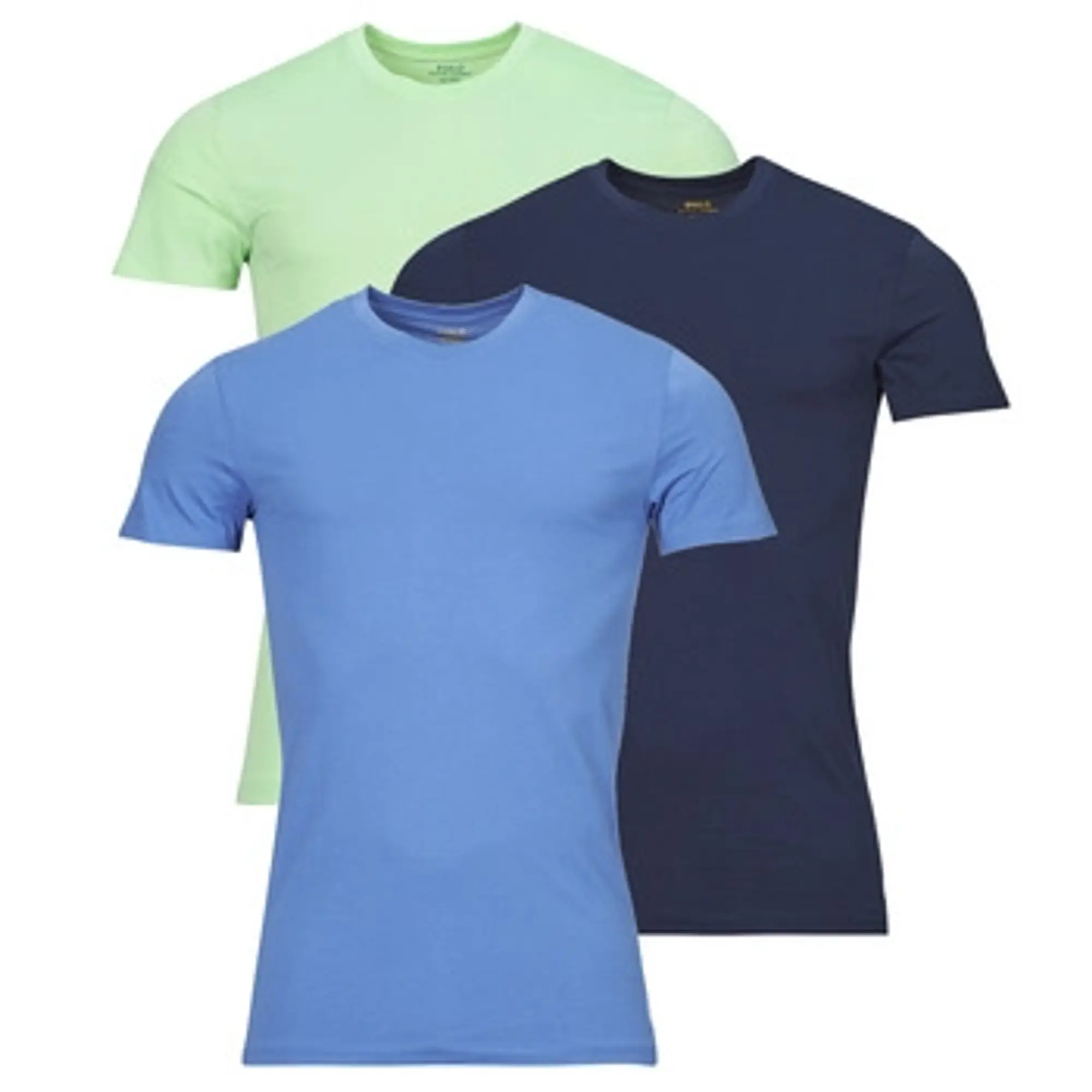 Polo Ralph Lauren  S / S CREW-3 PACK-CREW UNDERSHIRT  men's T shirt in Multicolour