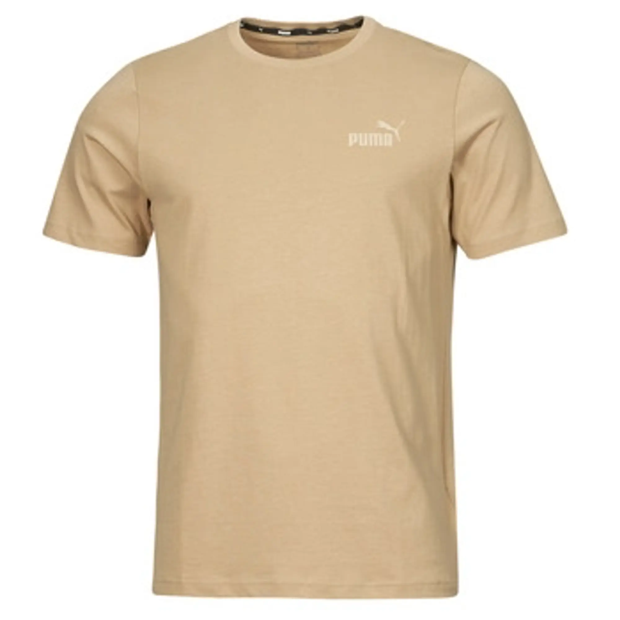 Puma  ESS SMALL LOGO TEE (S)  men's T shirt in Beige