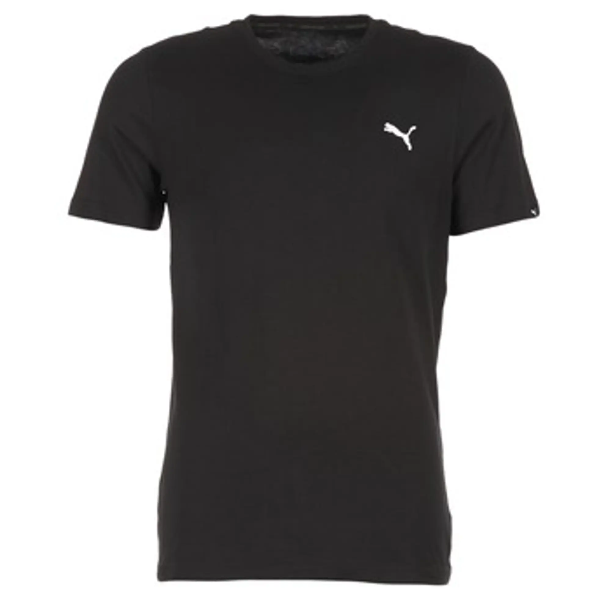 Puma  ESS TEE  men's T shirt in Black