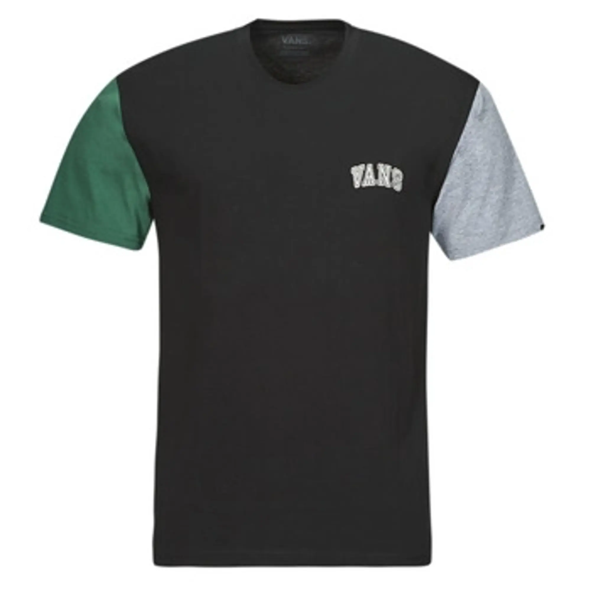 Vans  COLORBLOCK VARSITY SS TEE  men's T shirt in Black