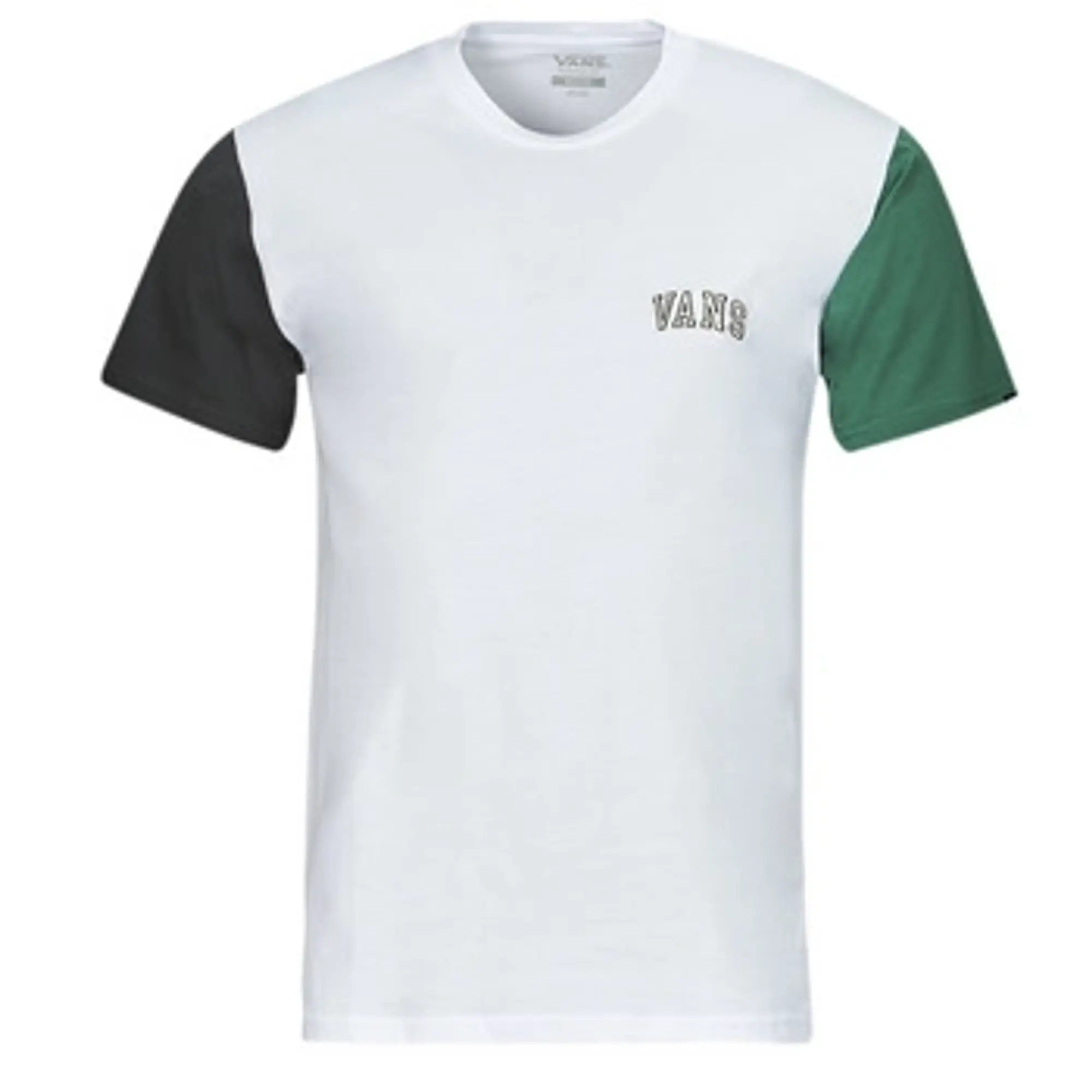 Vans  COLORBLOCK VARSITY SS TEE  men's T shirt in White